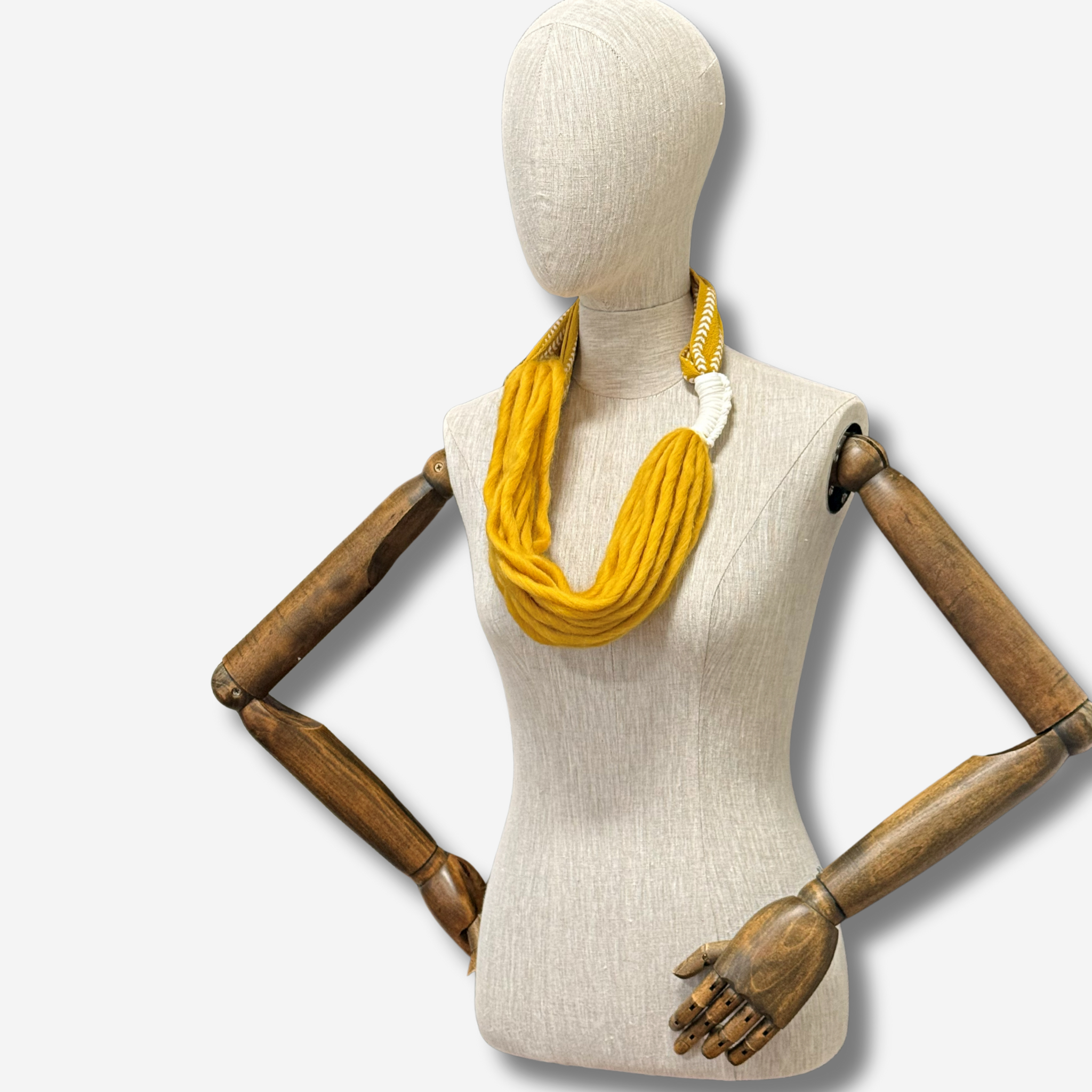 Pedrina’ dual texture scarfette