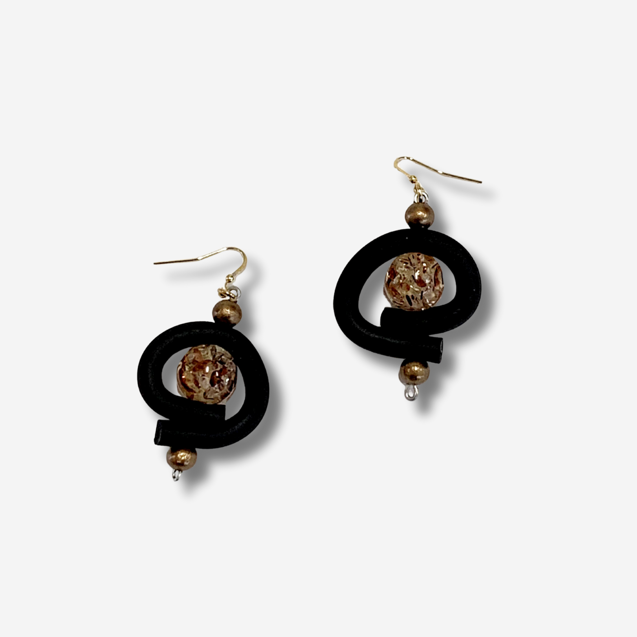 'ROKINSA' RUBBER DROP EARRING