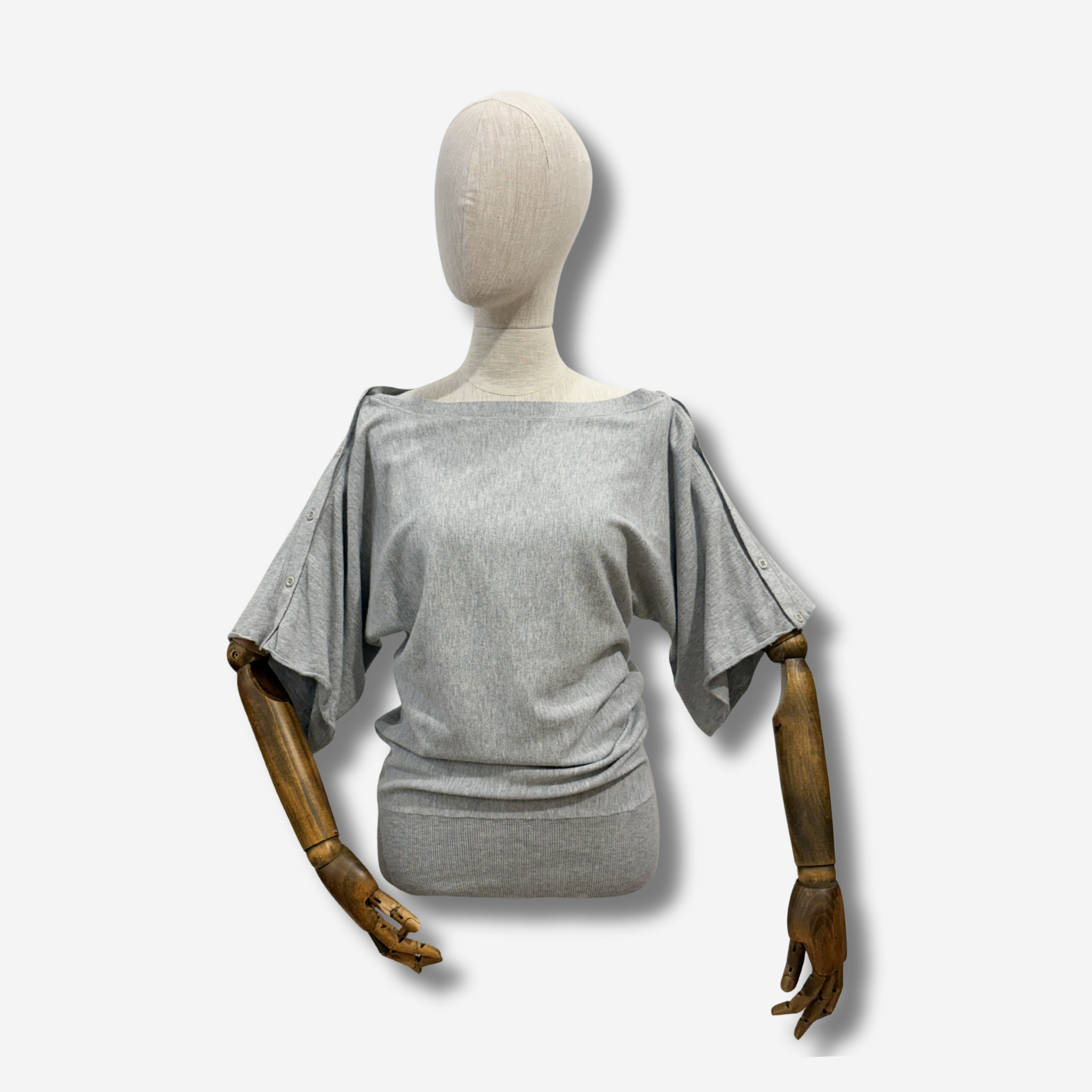 'BRANKA' BUTTON DETAIL KNIT