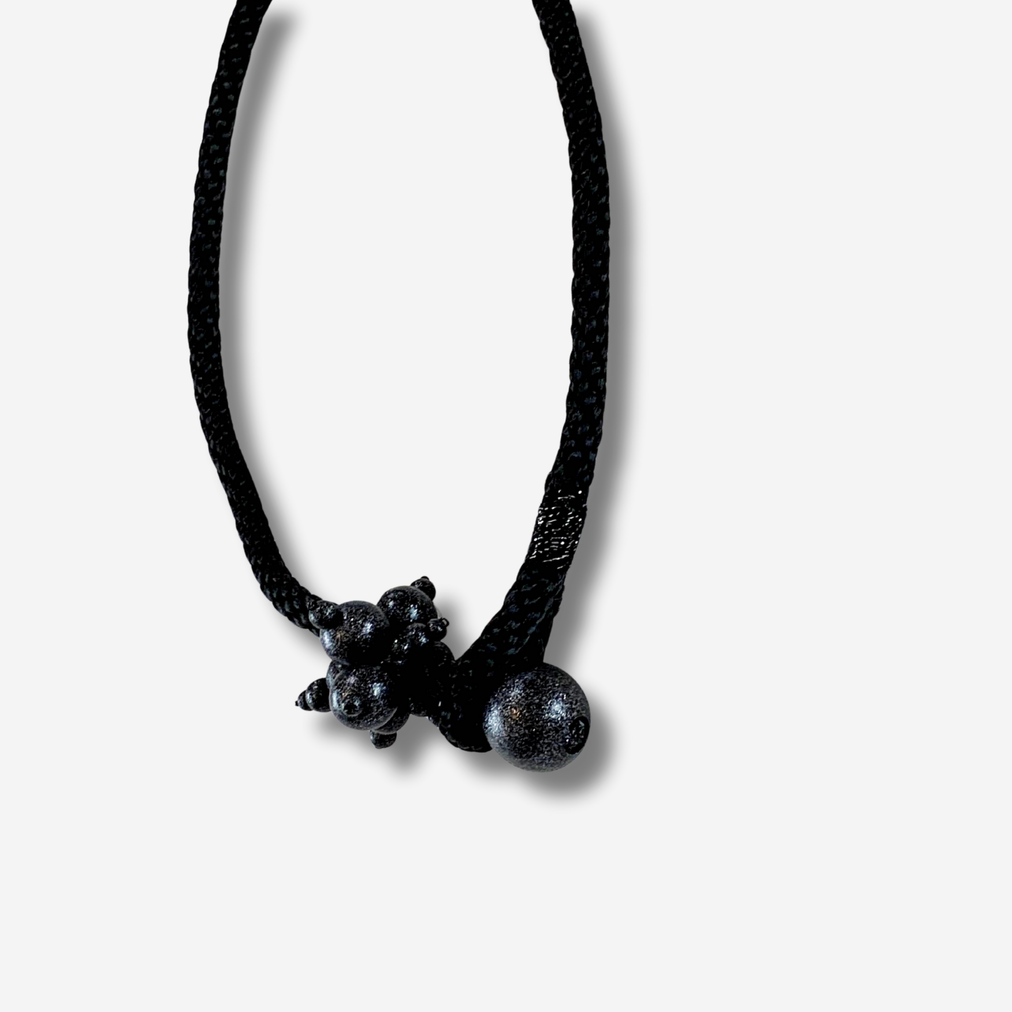 'AMBIKA' CLUSTER BEAD CORD COLLIER