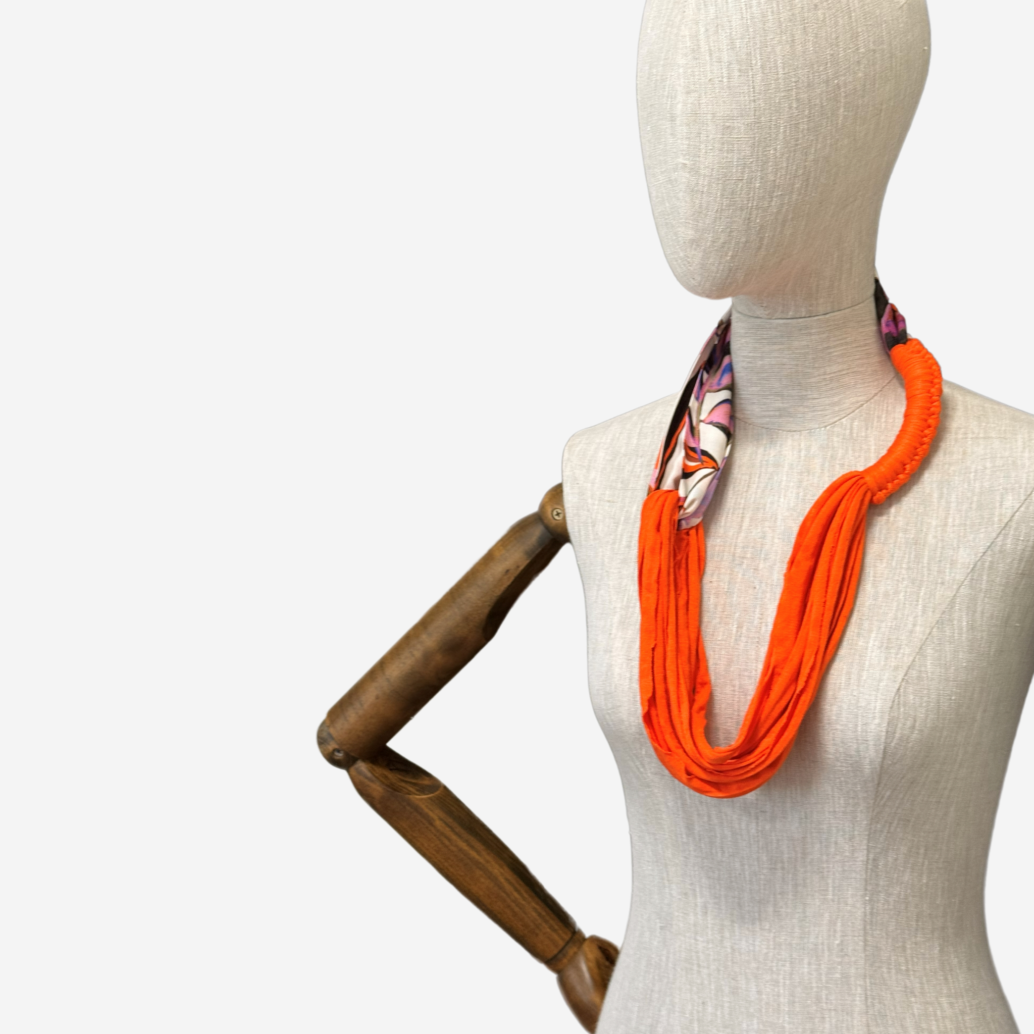 ‘Zalina’ Spliced Scarf Neckpiece
