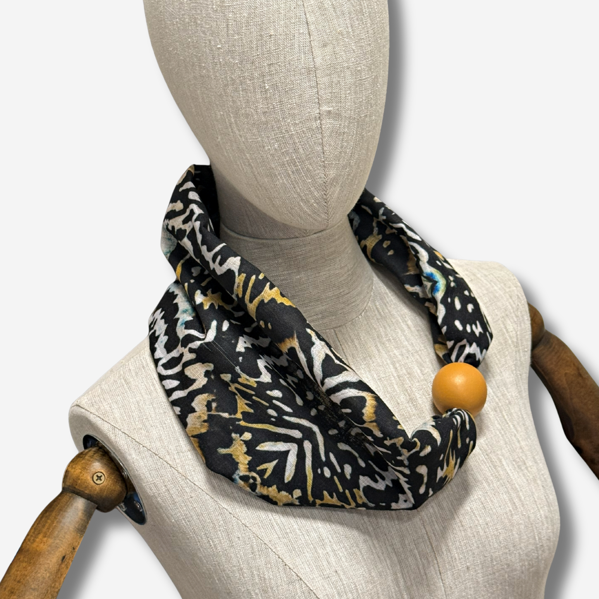 'Shaira' Bead Feature Scarfette