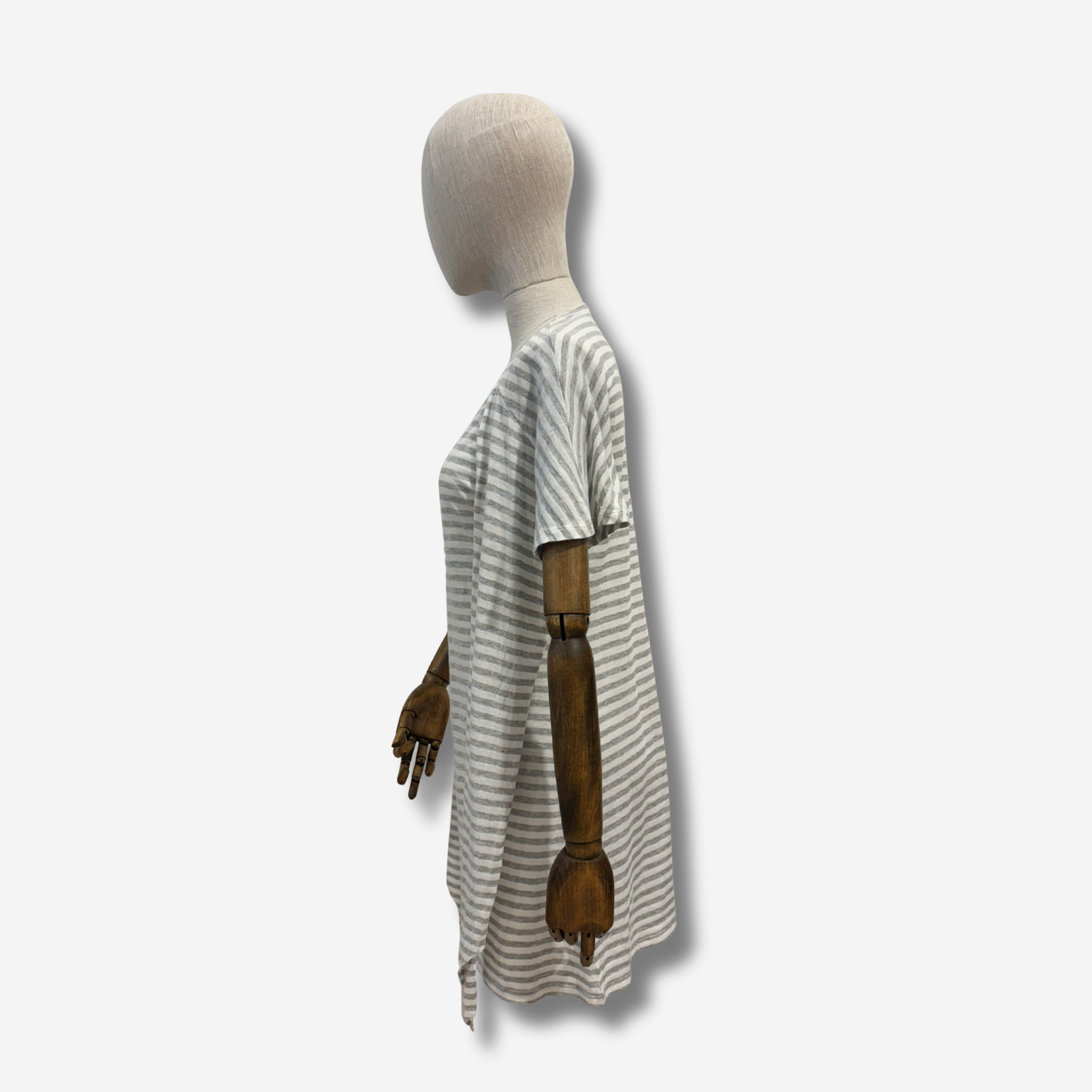 'FIA' STRIPE TIE DETAIL TOP