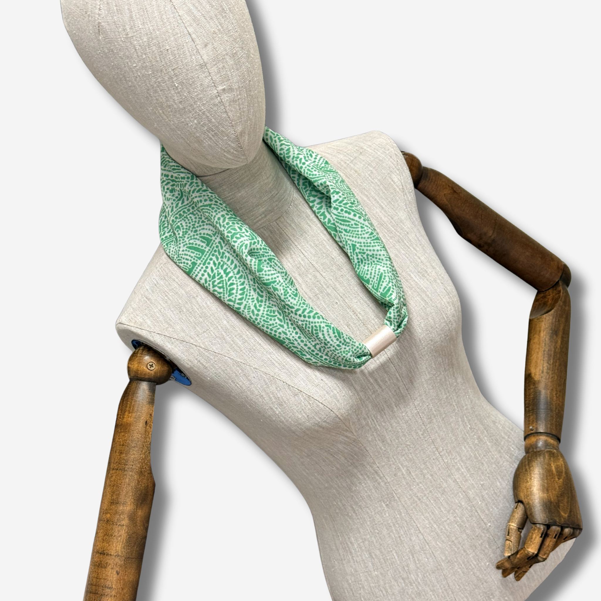 'Kenise' bead feature scarfette