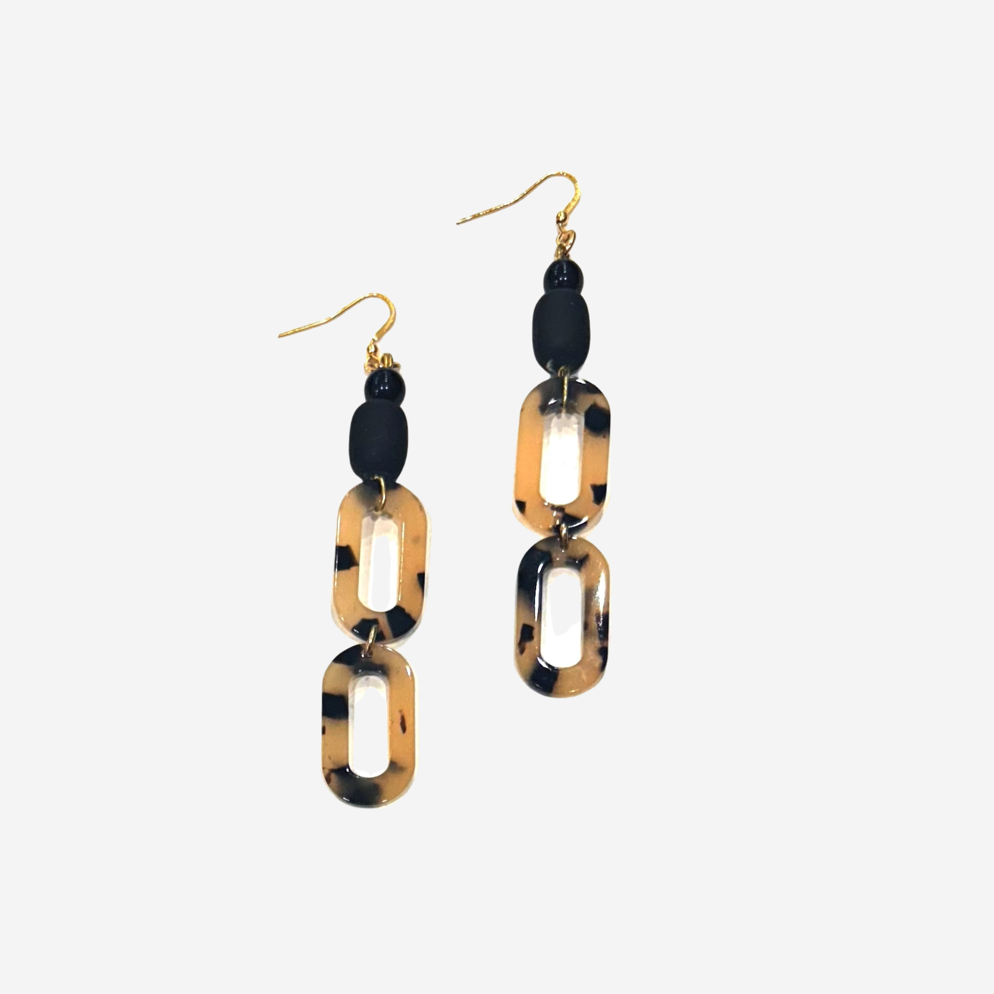 'HAZEN' RESIN DROP EARRING