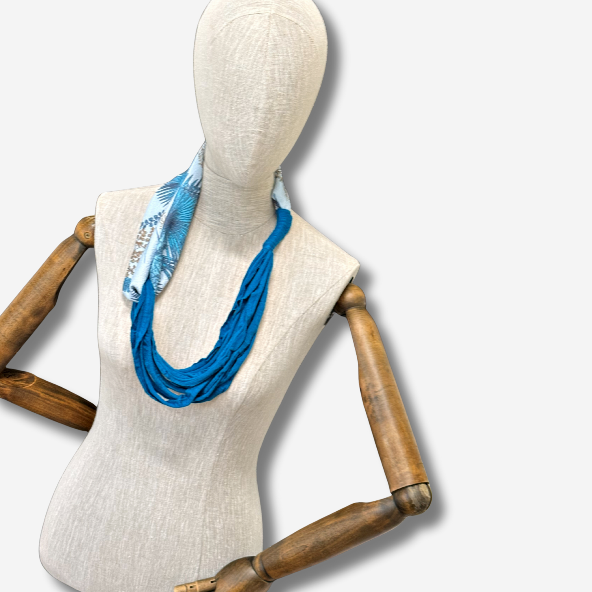 ‘Zalina’ Spliced Scarf Neckpiece