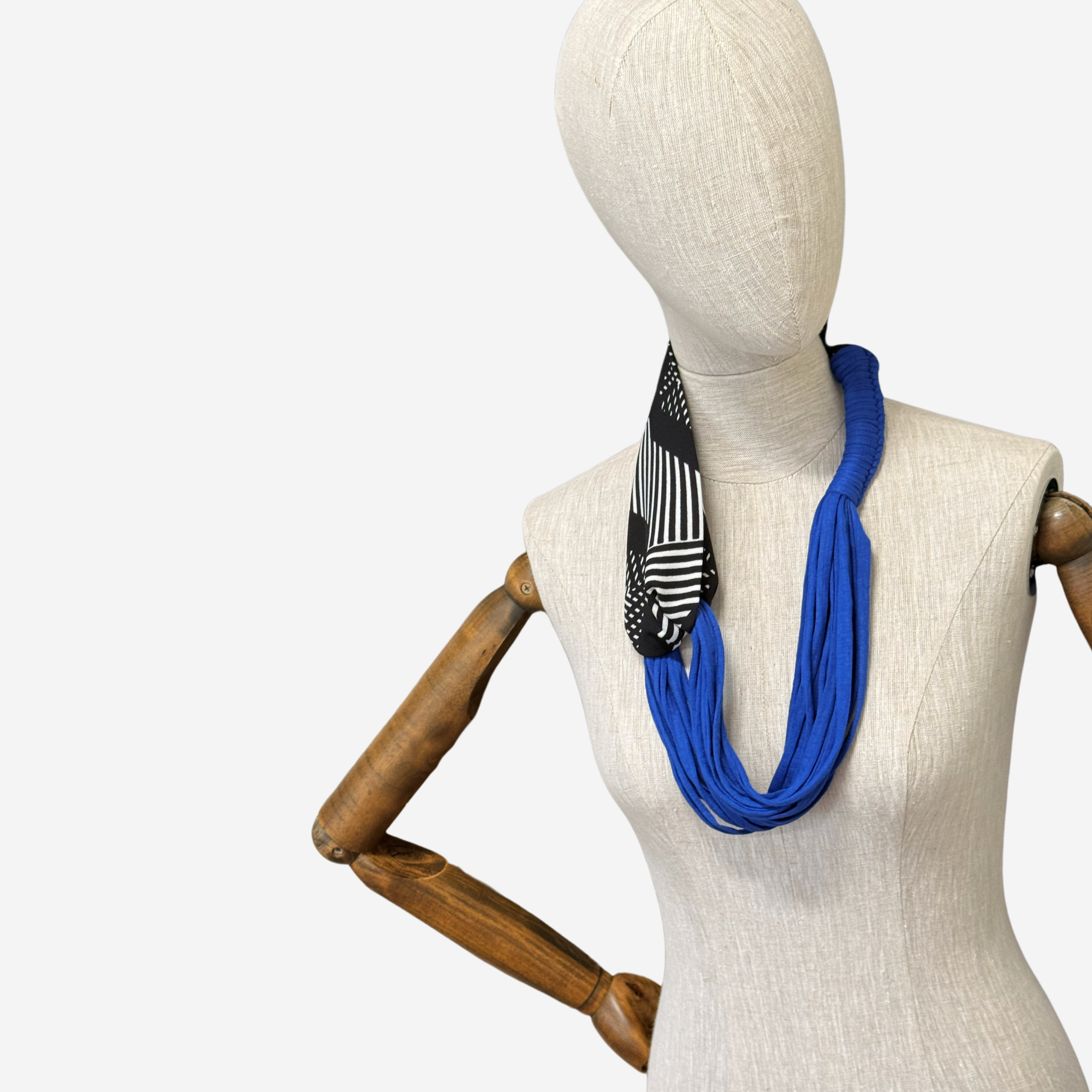 ‘Zalina’ Spliced Scarf Neckpiece