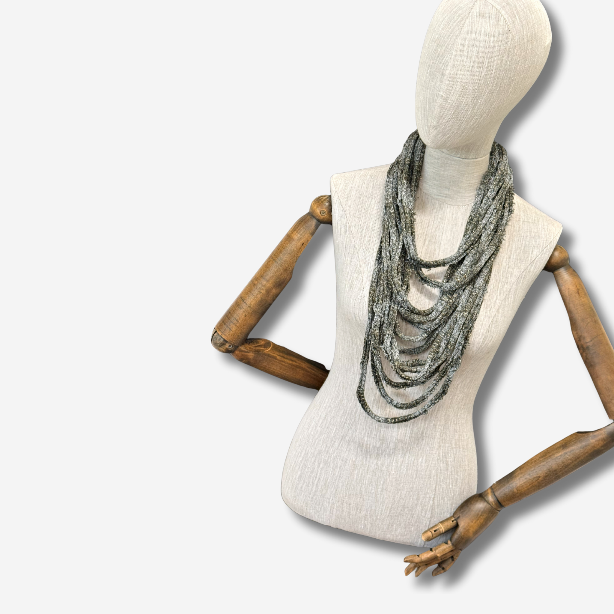 'Raziya' layered scarf