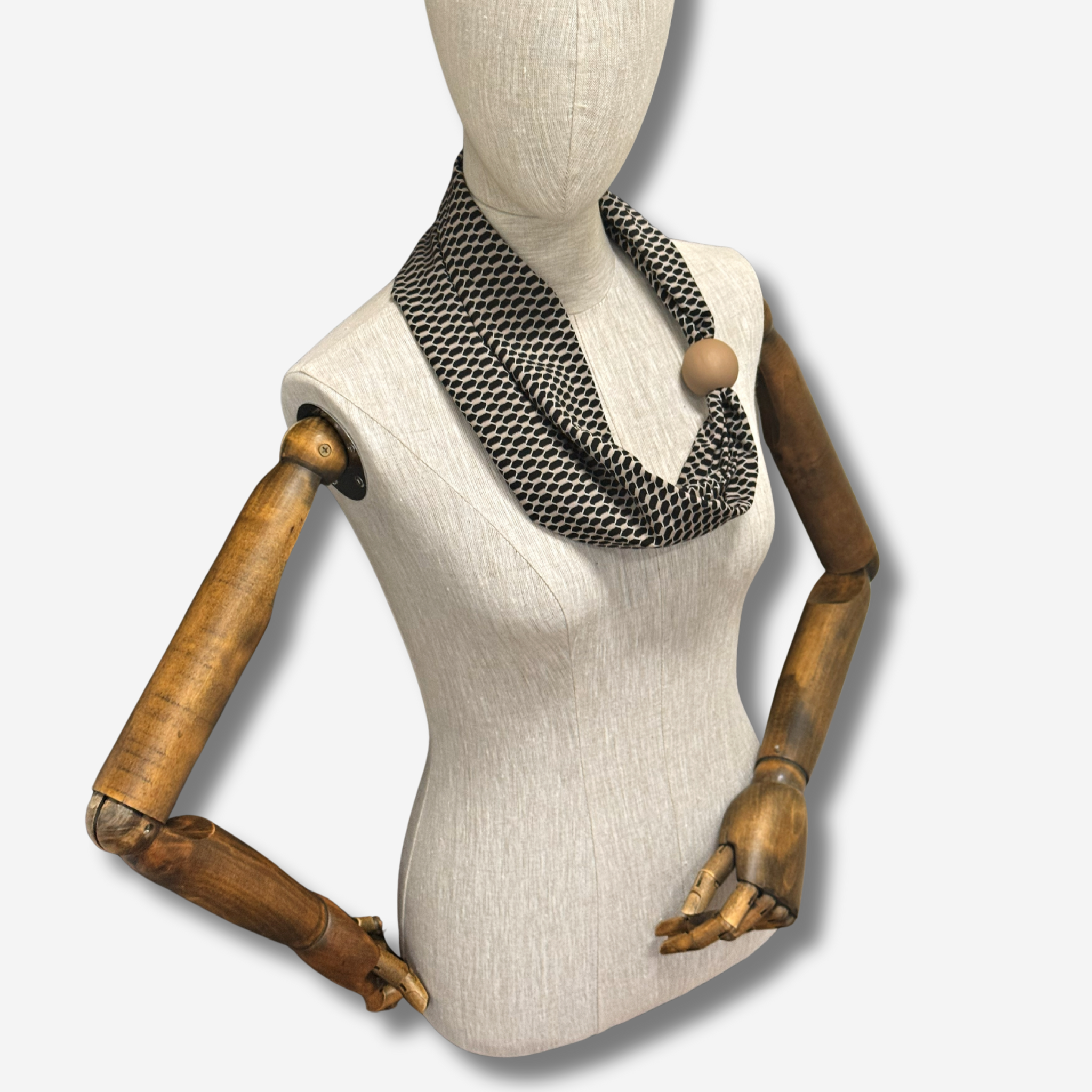 'Shaira' Bead Feature Scarfette