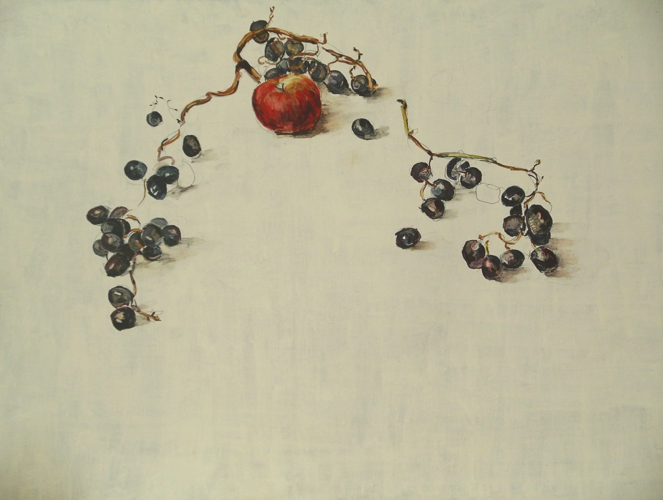 Grapes and Apple 