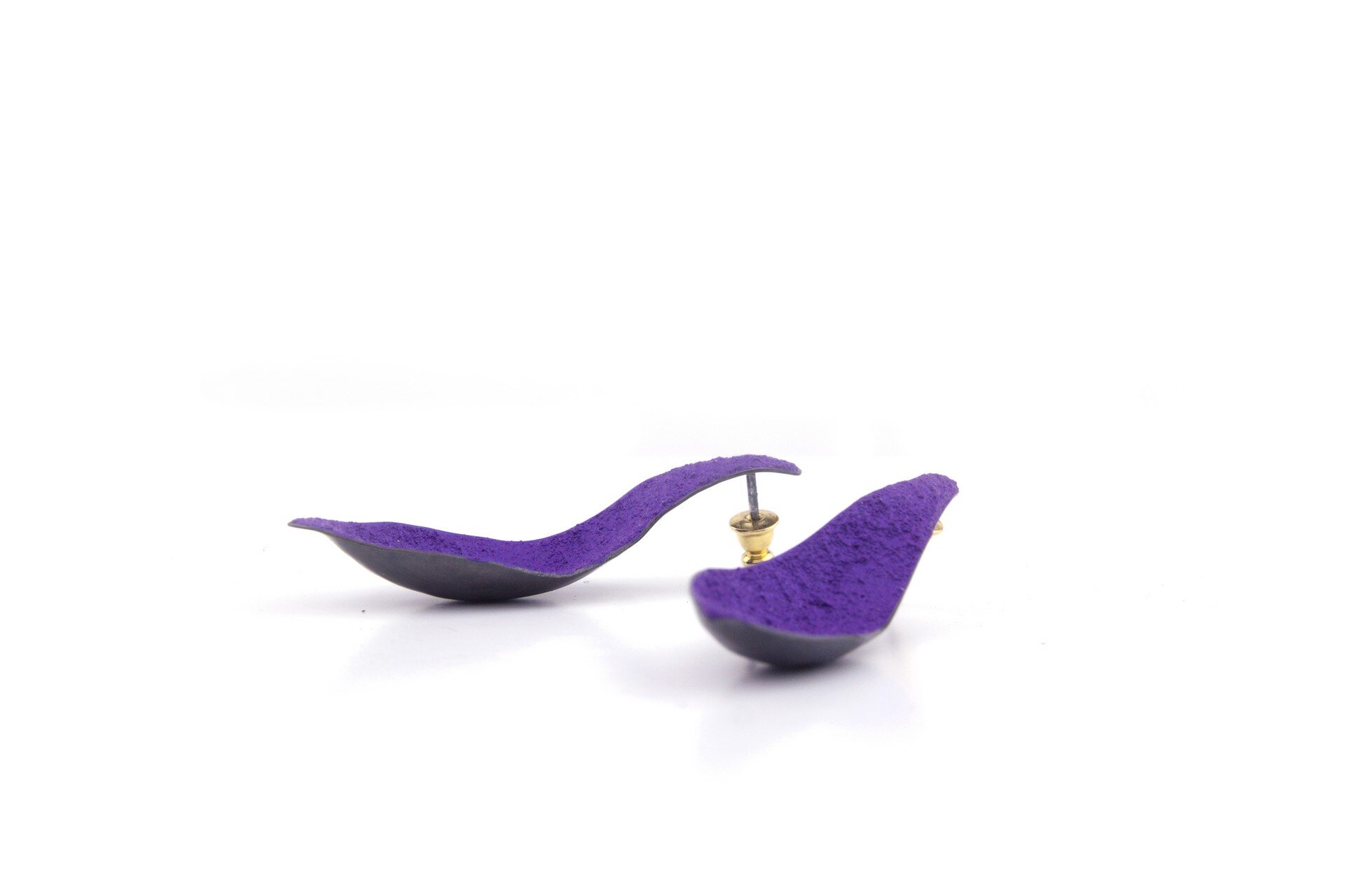 Stiletto earrings - dark fuchsia