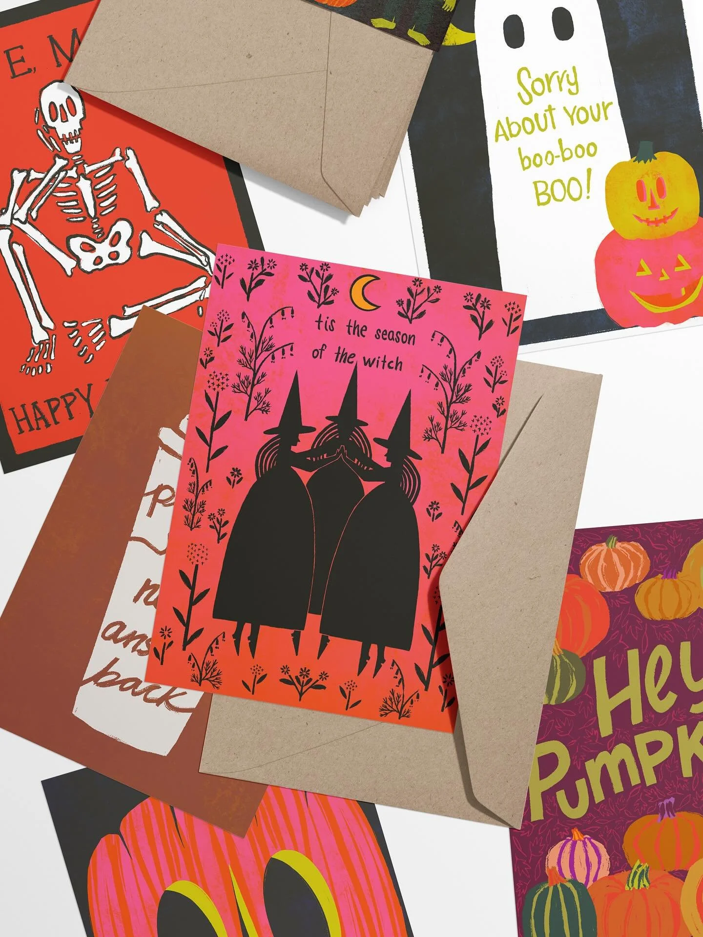 Just busy getting all my boo ideas together for you! #fall #greetingcards #halloween #cards #stationery