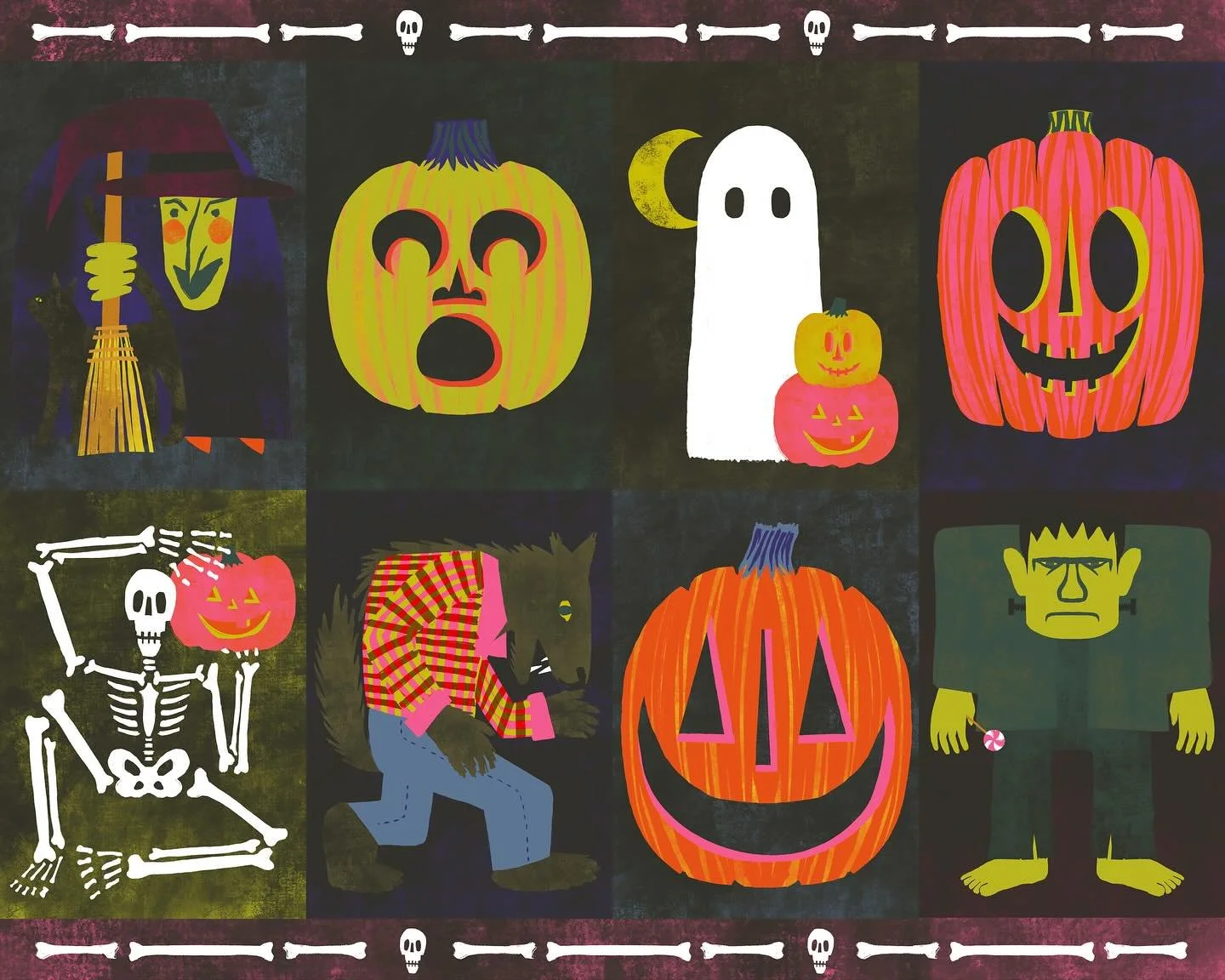 Happy Halloween from my Scream Team. Don&rsquo;t you think these guys would make the sweetest Halloween puzzle? Also , SWIPE to see my very own scream teams carved pumpkins! Happy Halloween from our house to yours!!
#happyhalloween #halloween #scream