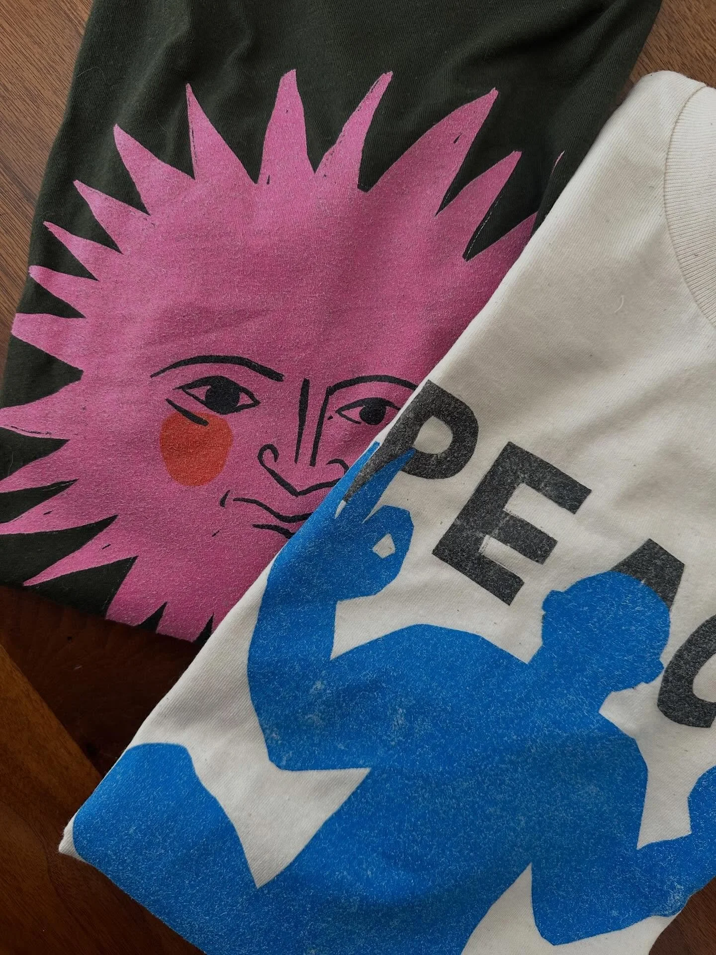 New to my shop, my Sun and Peace shirts 🥰. I love a distressed looking graphic tee and these fit the bill, can&rsquo;t wait till these arent hiding under sweatshirts, because its freezing up here in the North! 🥶🥶🥶You can purchase over on my websi