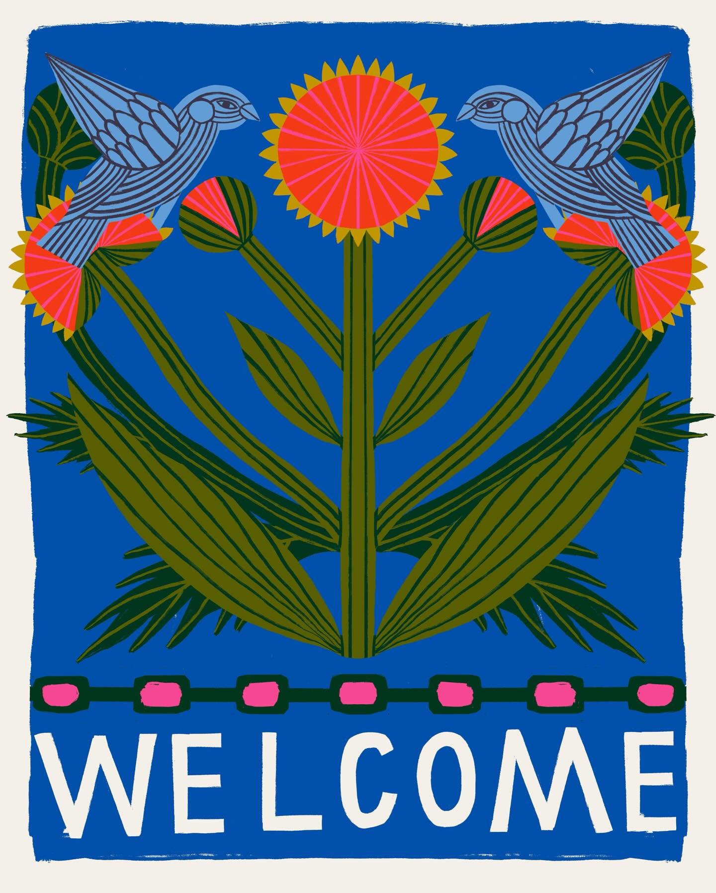 Just a big old welcome! #welcome