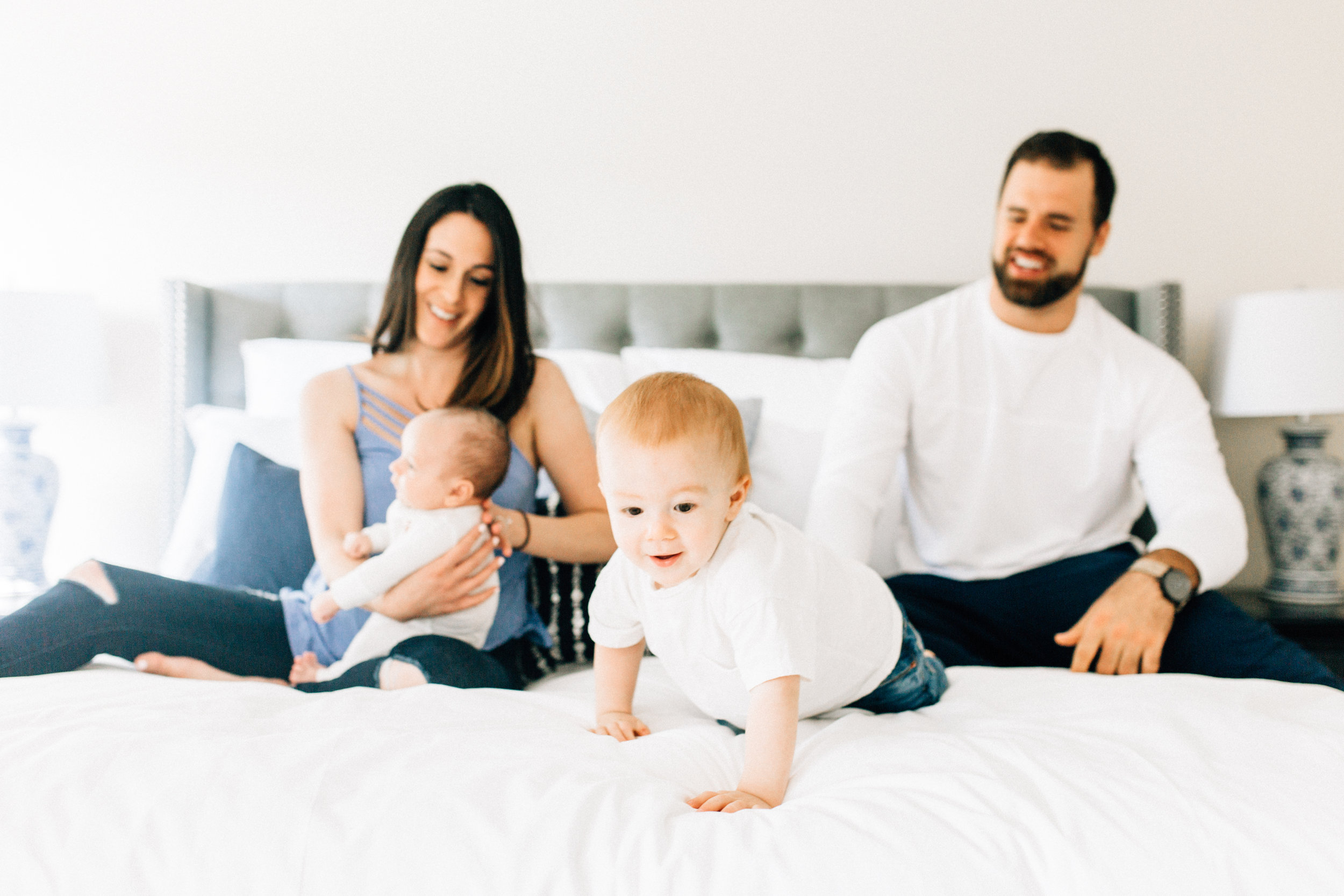 Massachusetts Lifestyle Newborn Photographer: The Develin Family