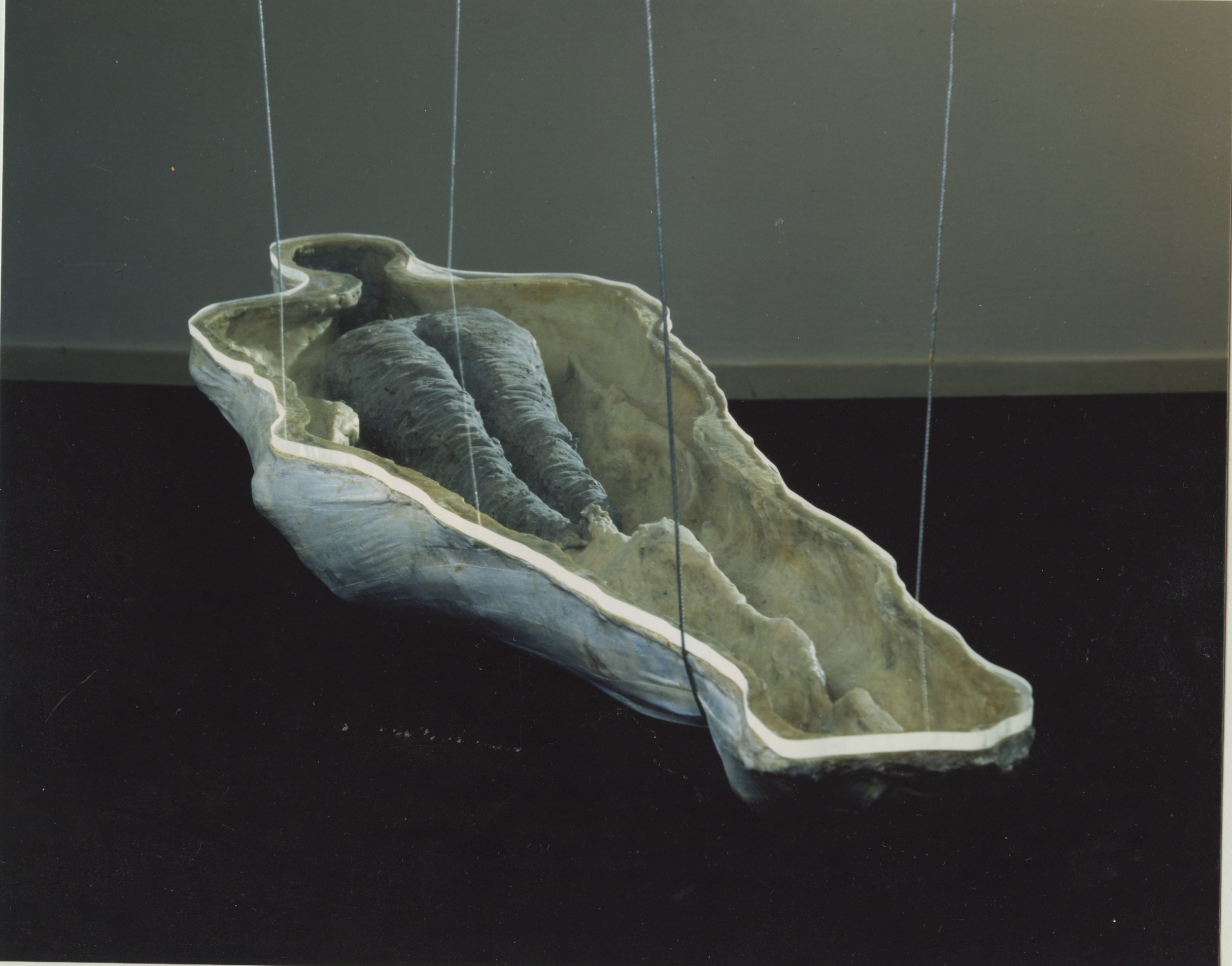 No title: Ram Galleri 1996 Polyester, plexiglass, beeswax
