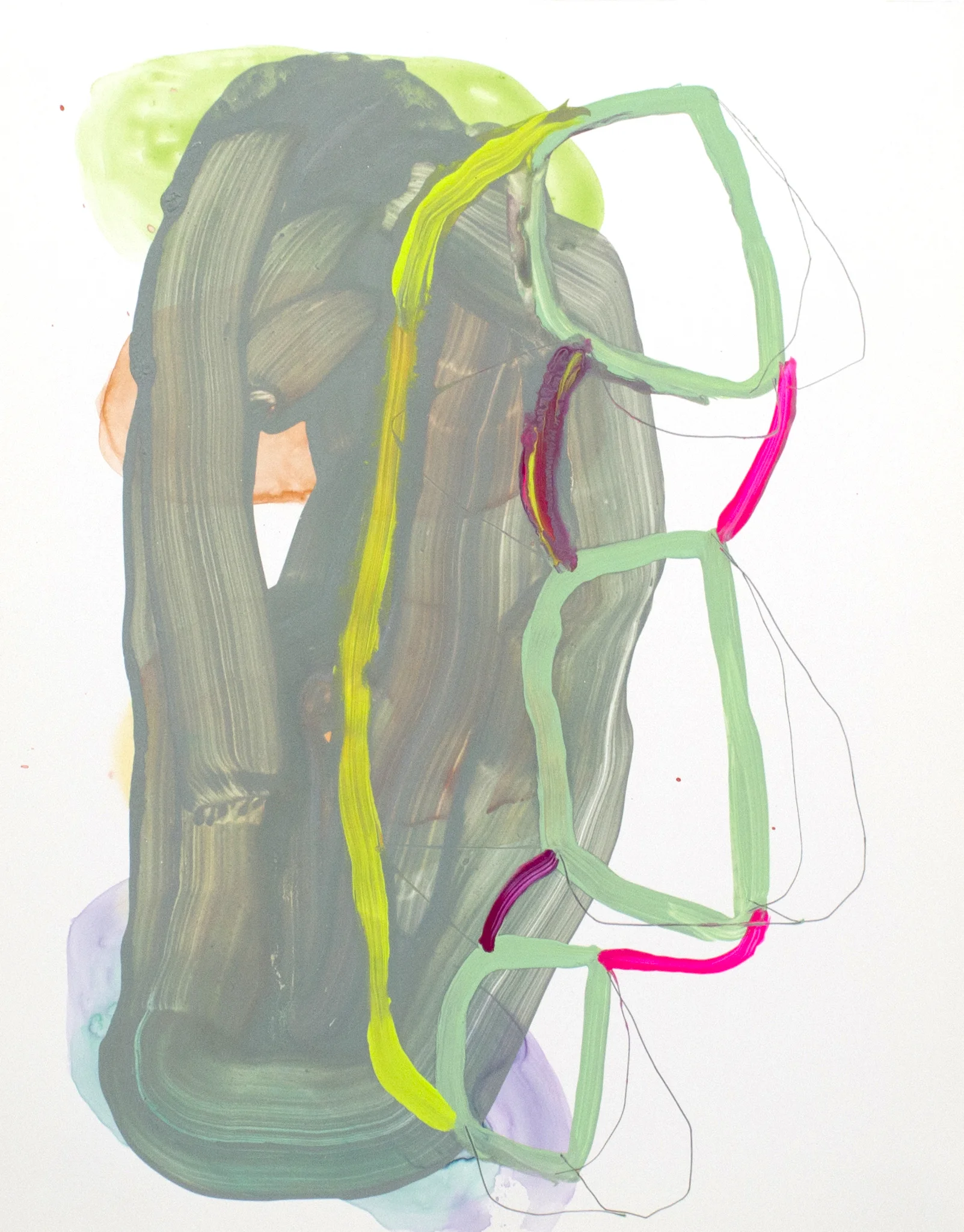 on yupo two , 35 x 27 cm, gouache acrilica su carta yupo