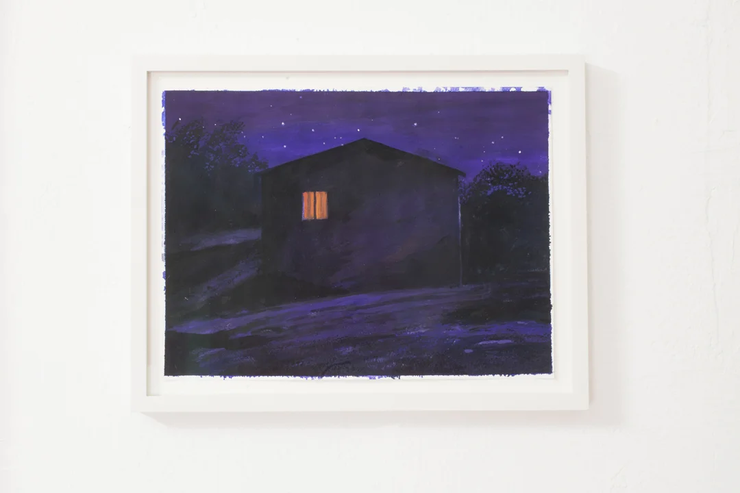 Briv , 2018, gouache su carta, 24 x 32 cm