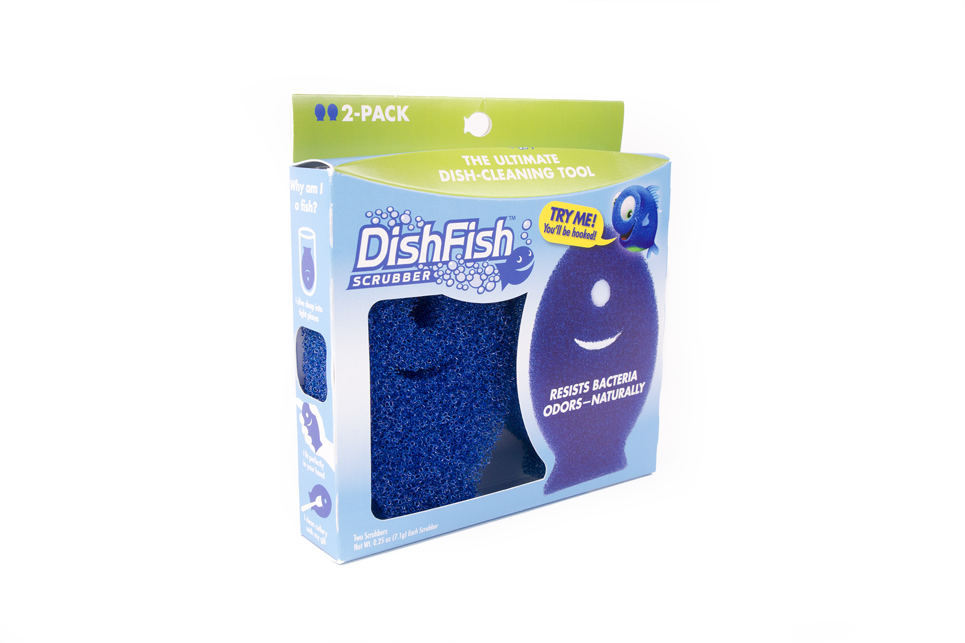 DishFish™ Scrubber — DishFish - The Perfect Kitchen Scrubbers & Sponges