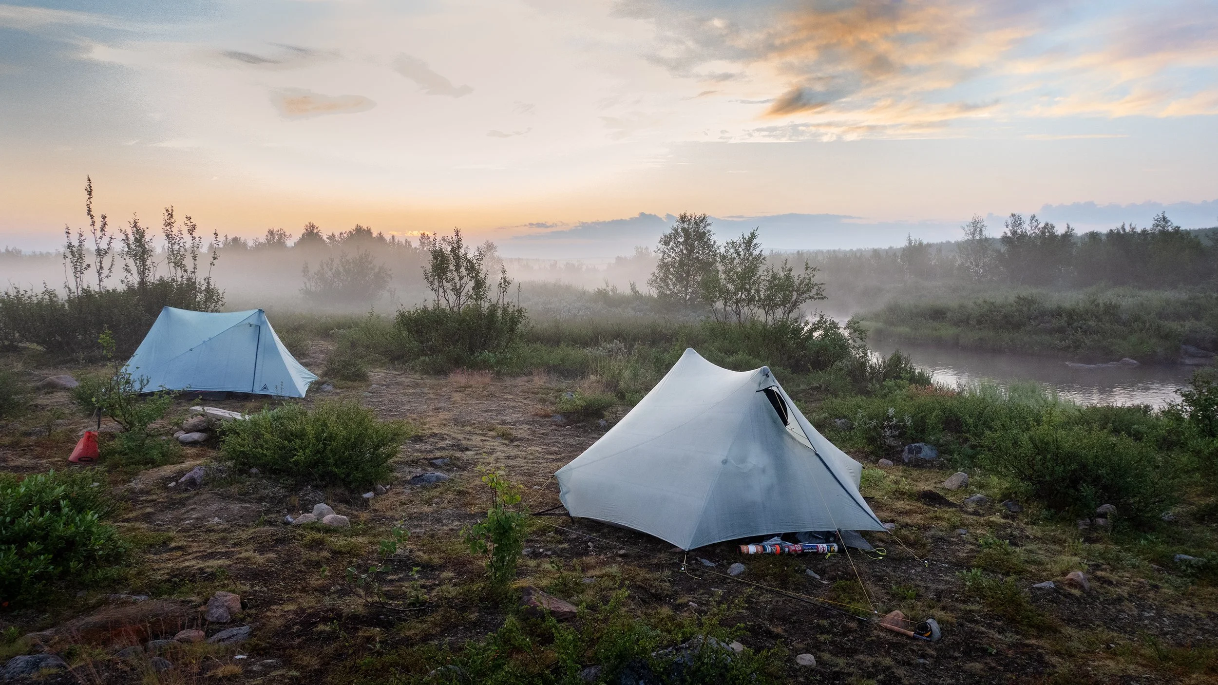 fly fishing hiking swedish lapland 2025