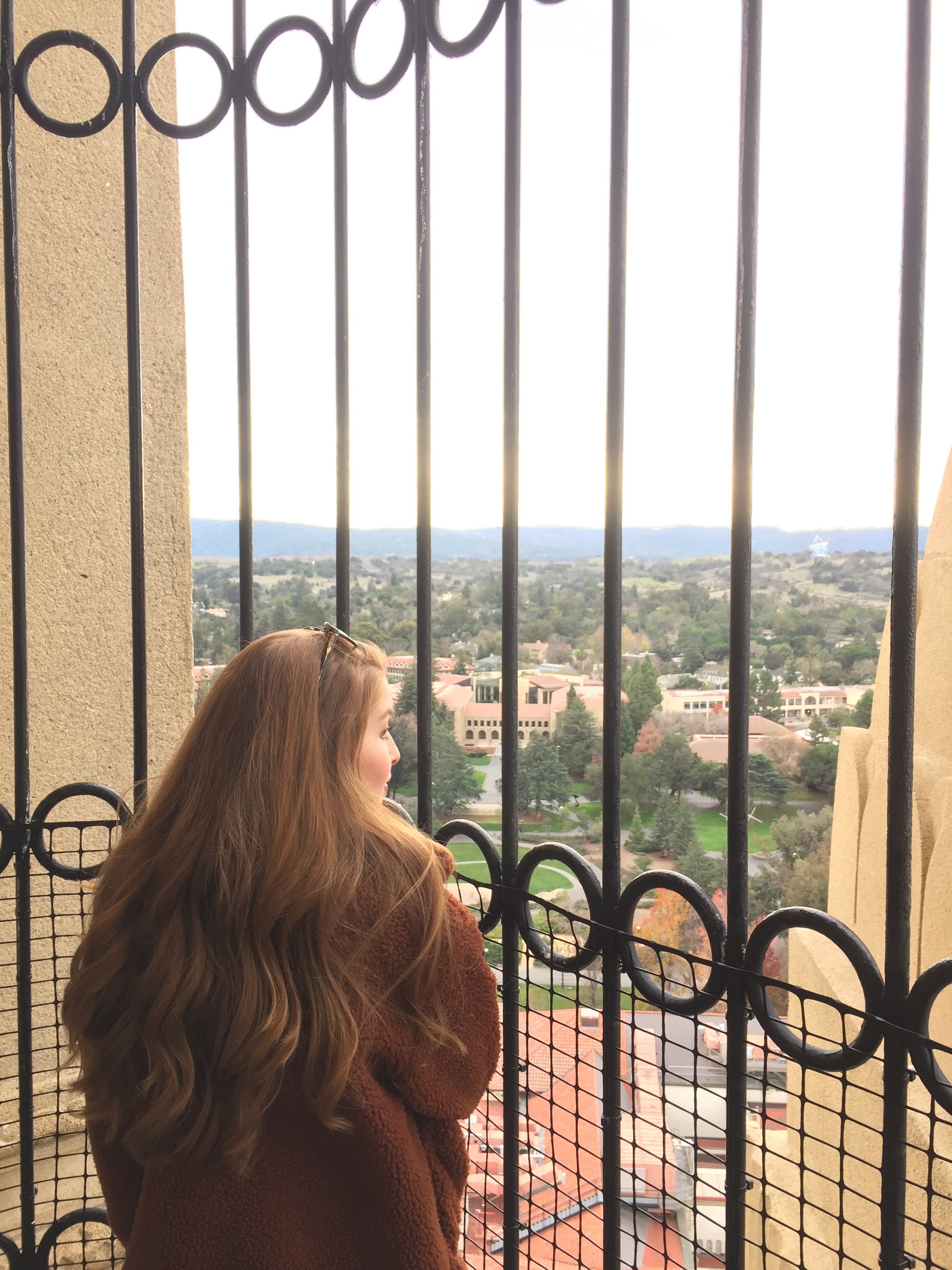 Stanford has a lovely viewing tower that allows you to see all of campus and the San Francisco bay.