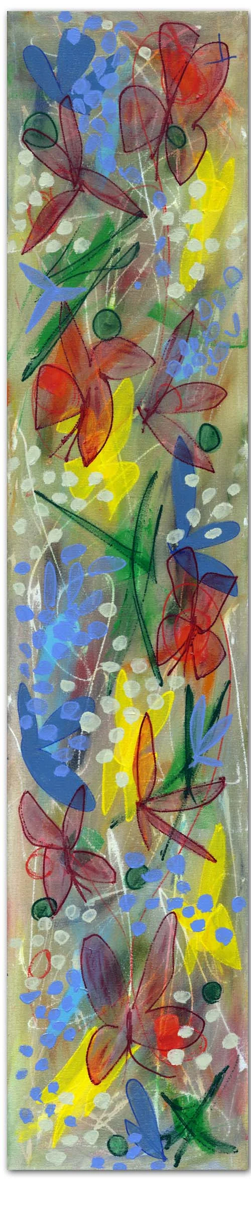 The Challenge of Painting Narrow Rectangular Canvases