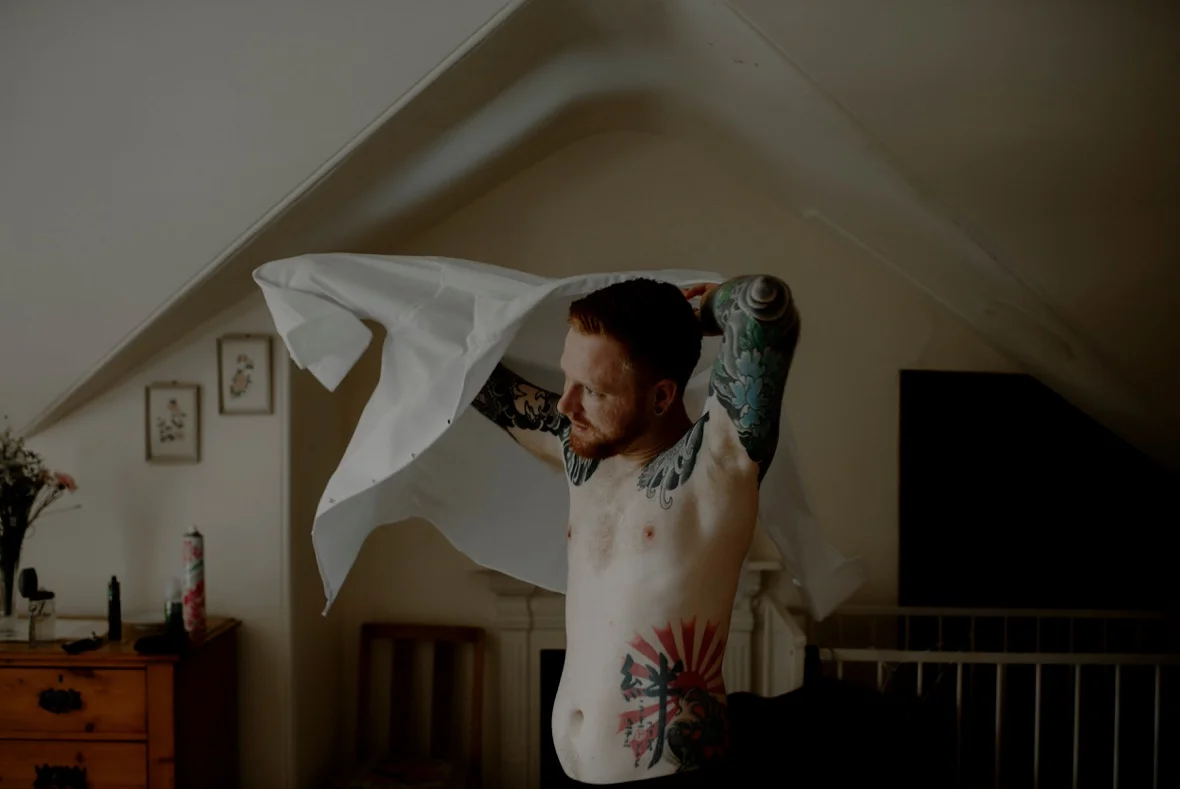 tattooed man