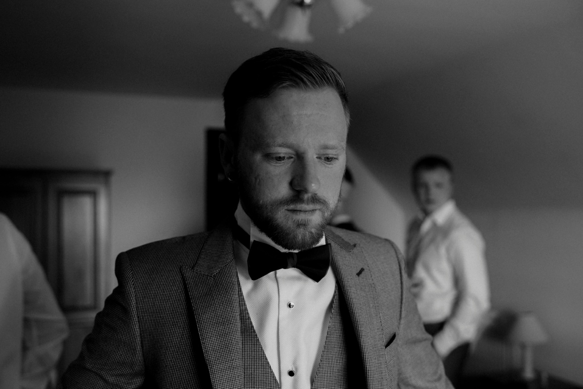 anxious groom