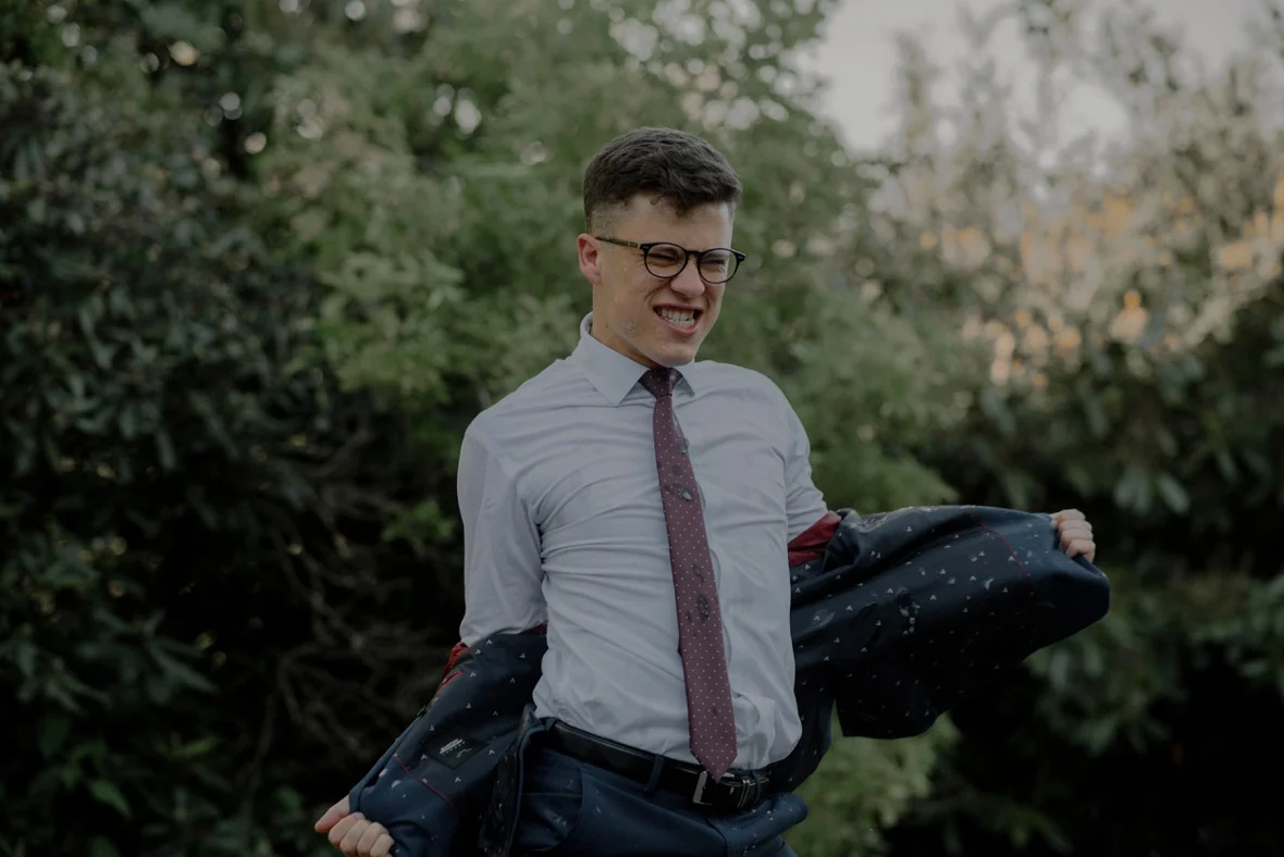 wet jacket and shirt