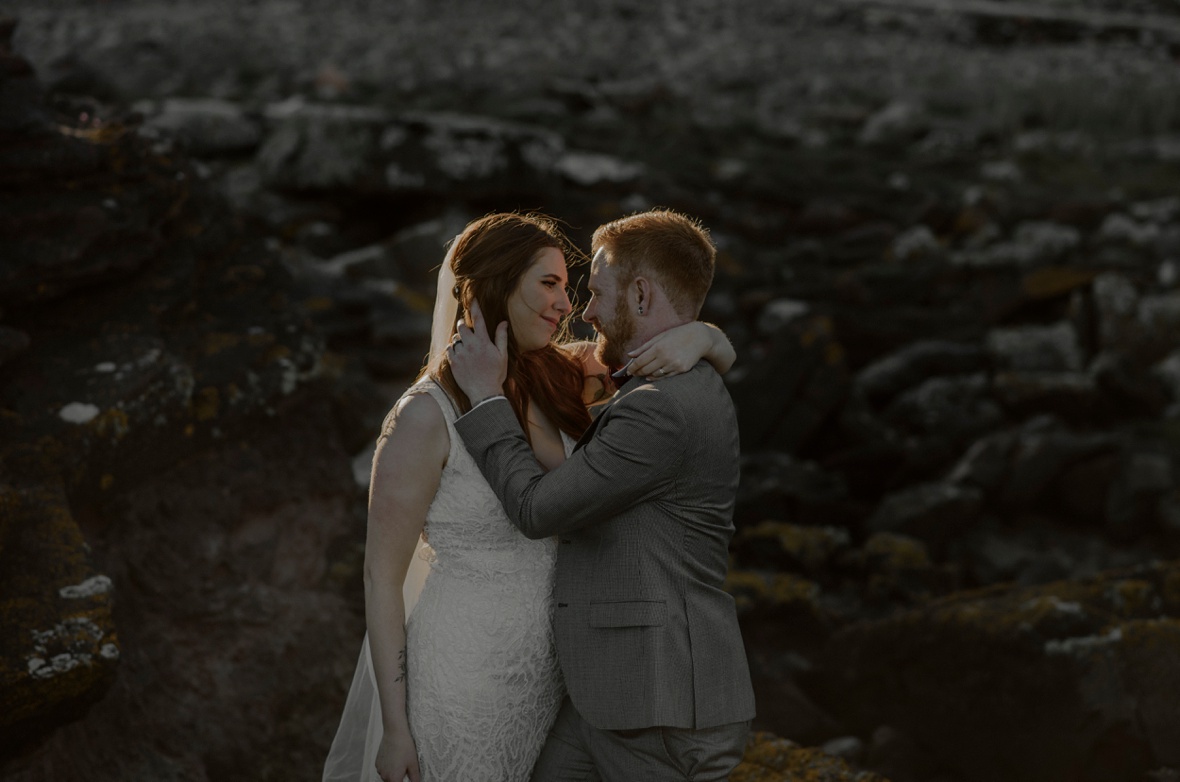 couple is looking at each other