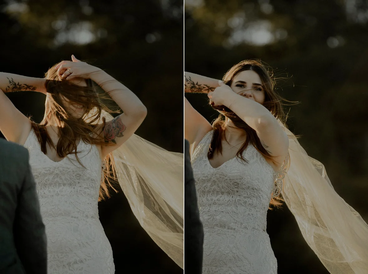 wind in hair