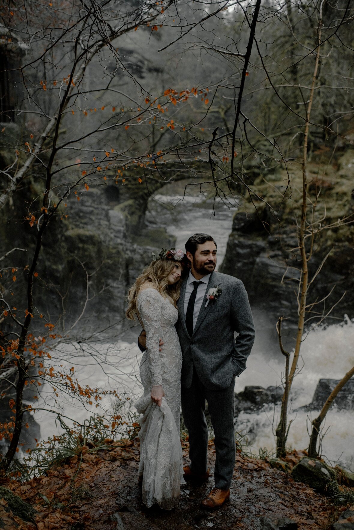 wedding couple portrait 