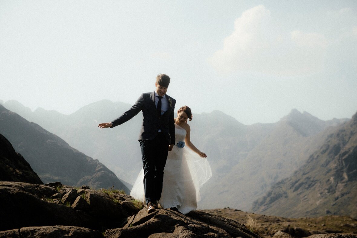 Loch Coruisk mountains for elopement ceremony