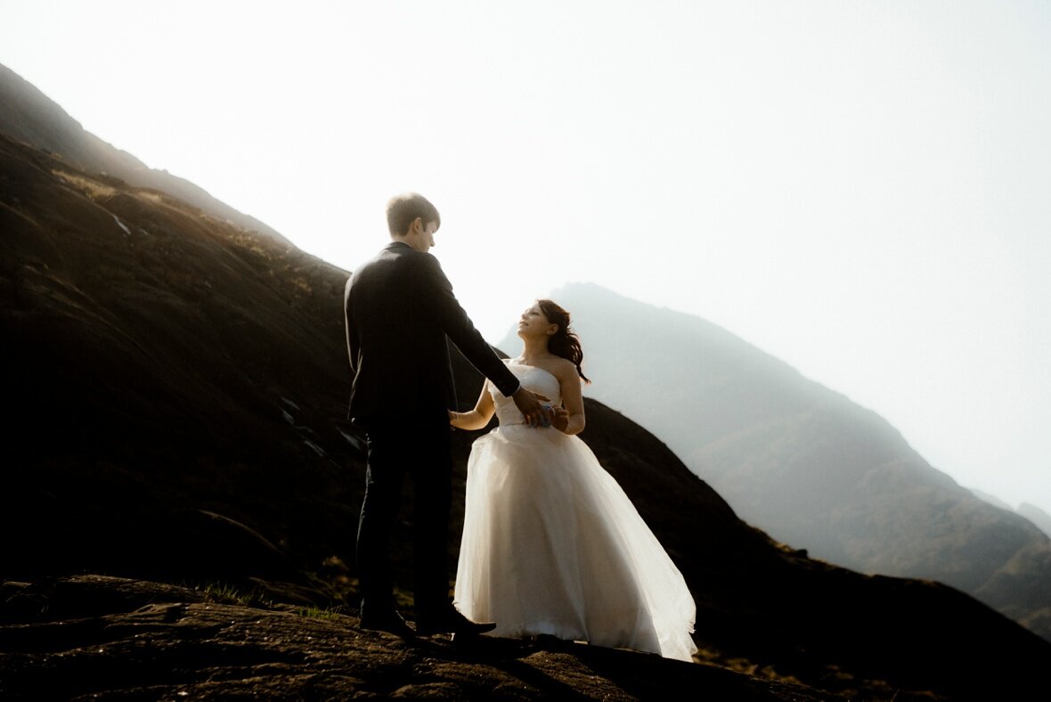secret wedding on Isle of Skye