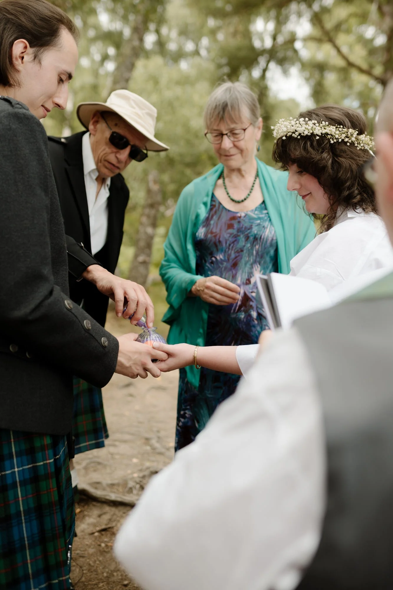 outdoor wedding Scotland