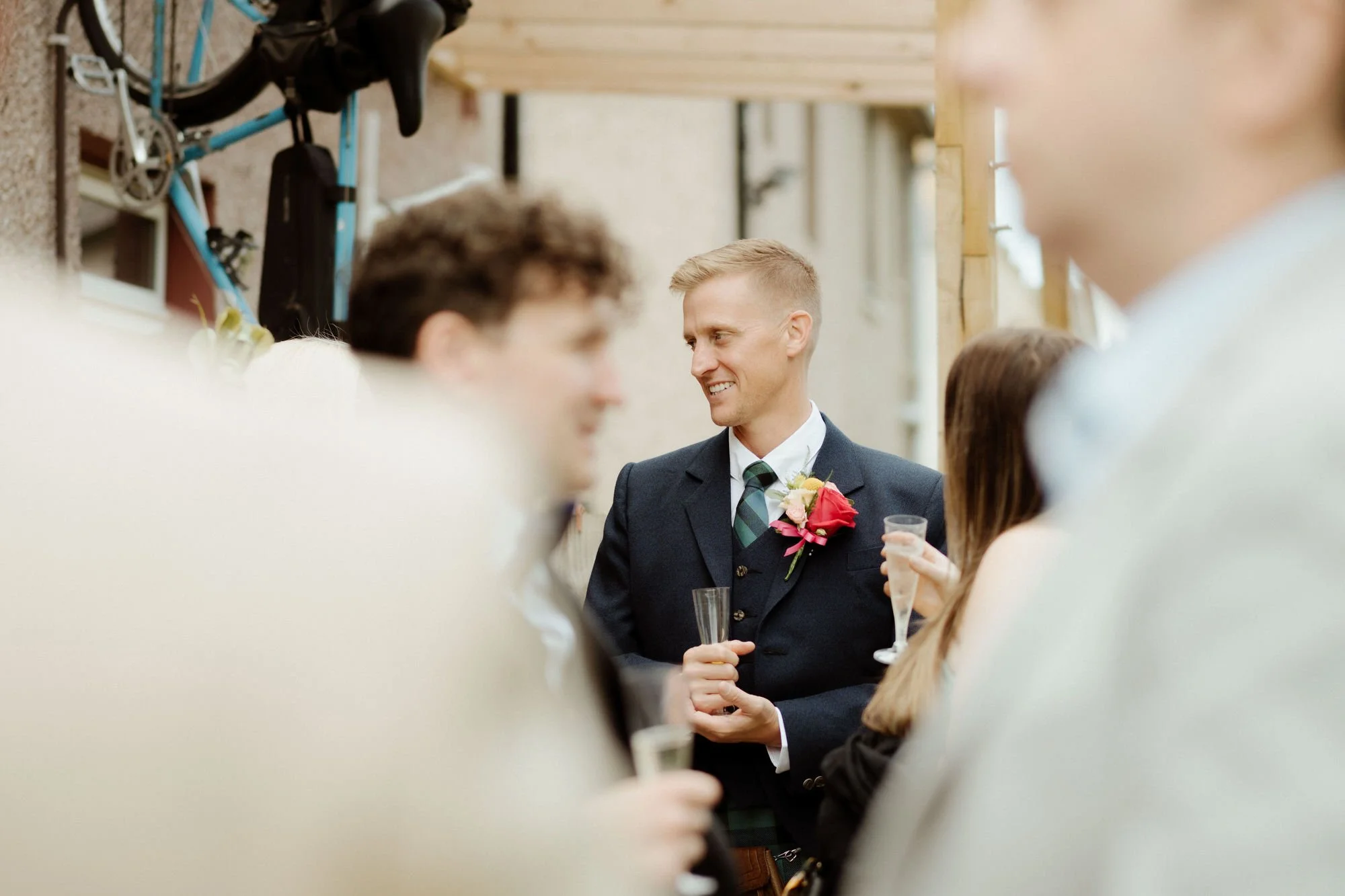 documentary wedding photographer Scotland