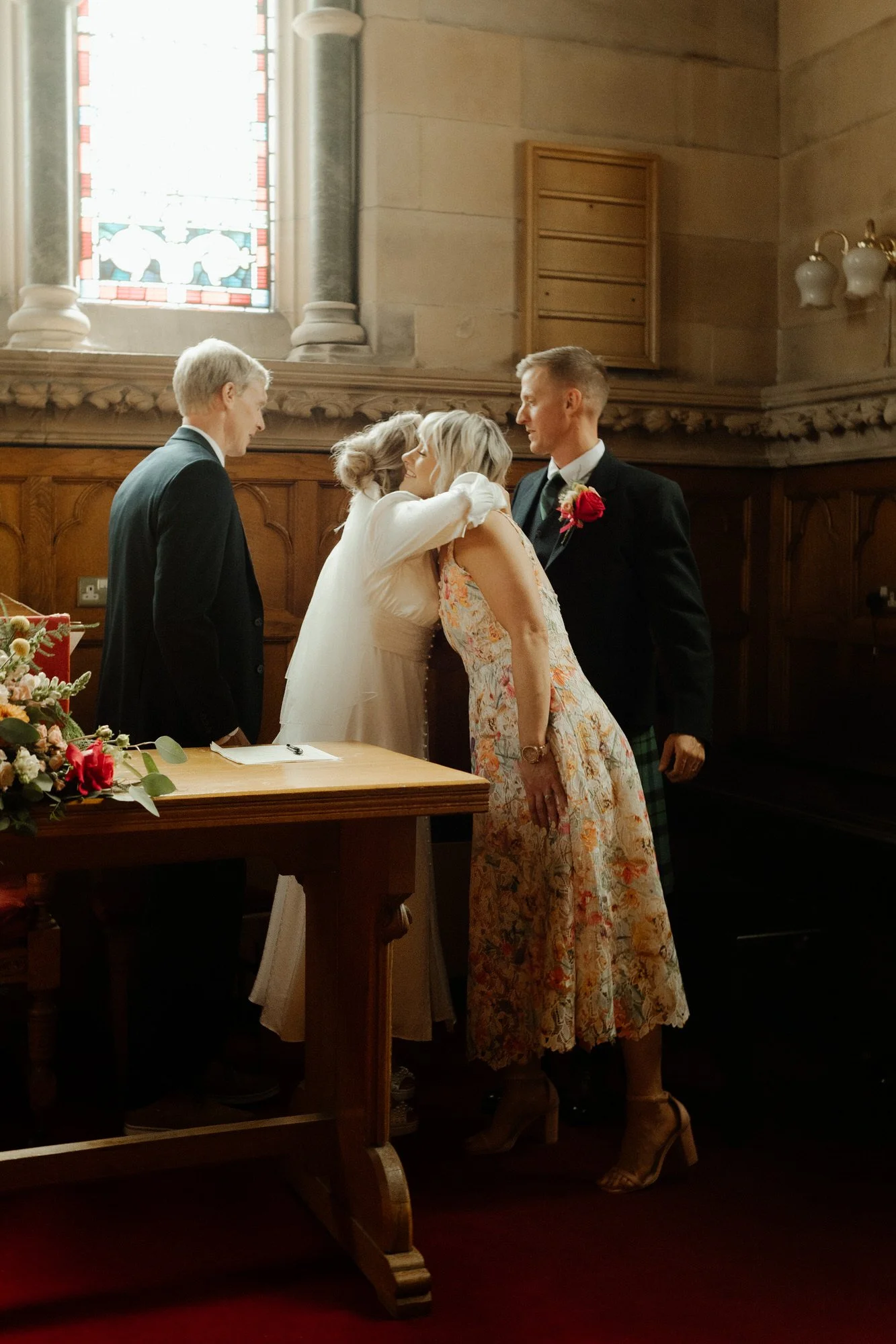 signing wedding documents