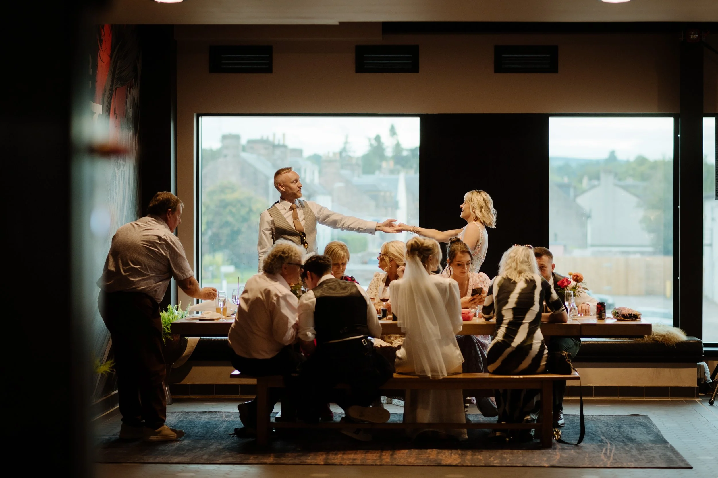 Laid-Back and Modern Documentary Wedding Photographer Scotland