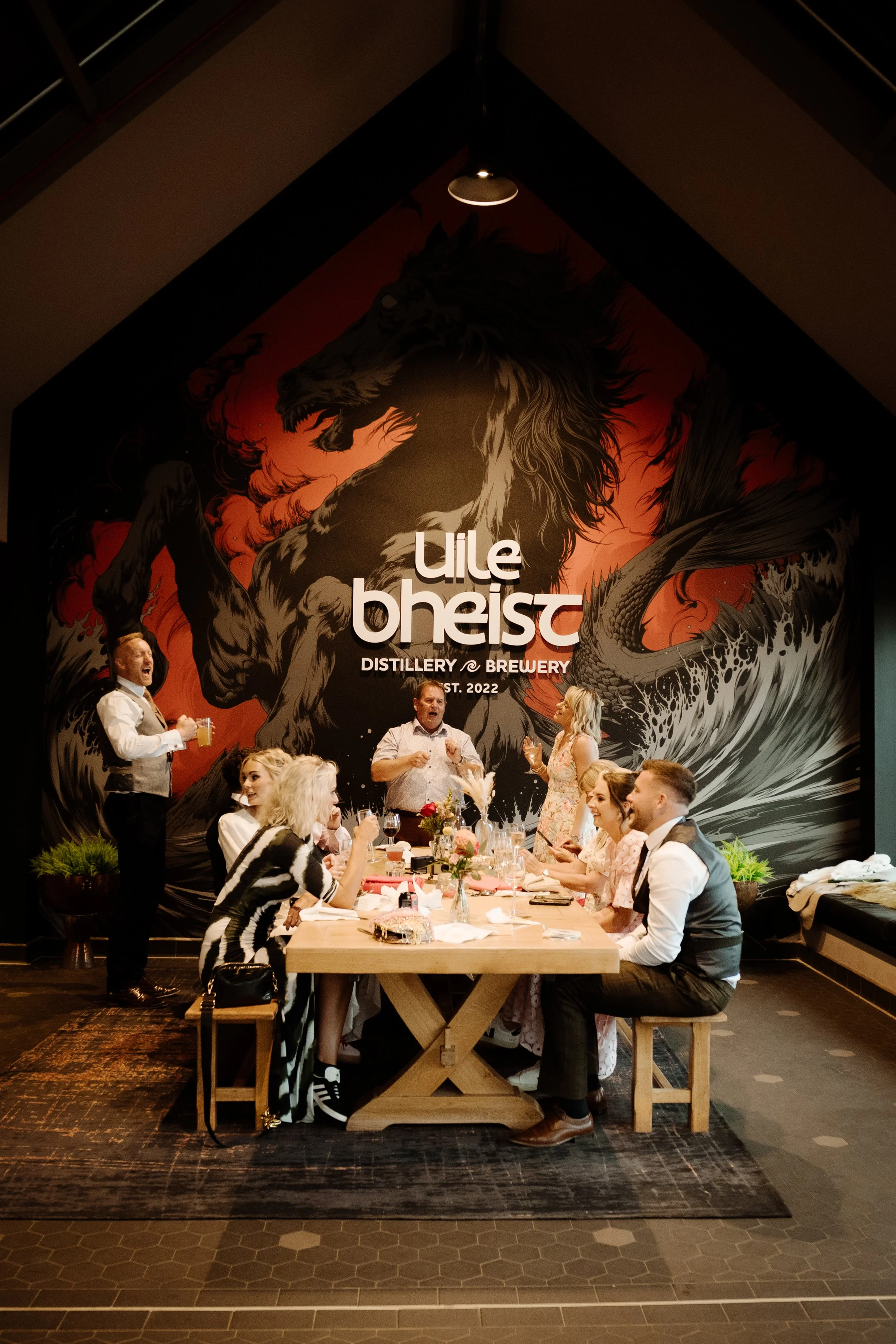 Wedding at Uile-bheist Distillery &amp; Brewery Inverness