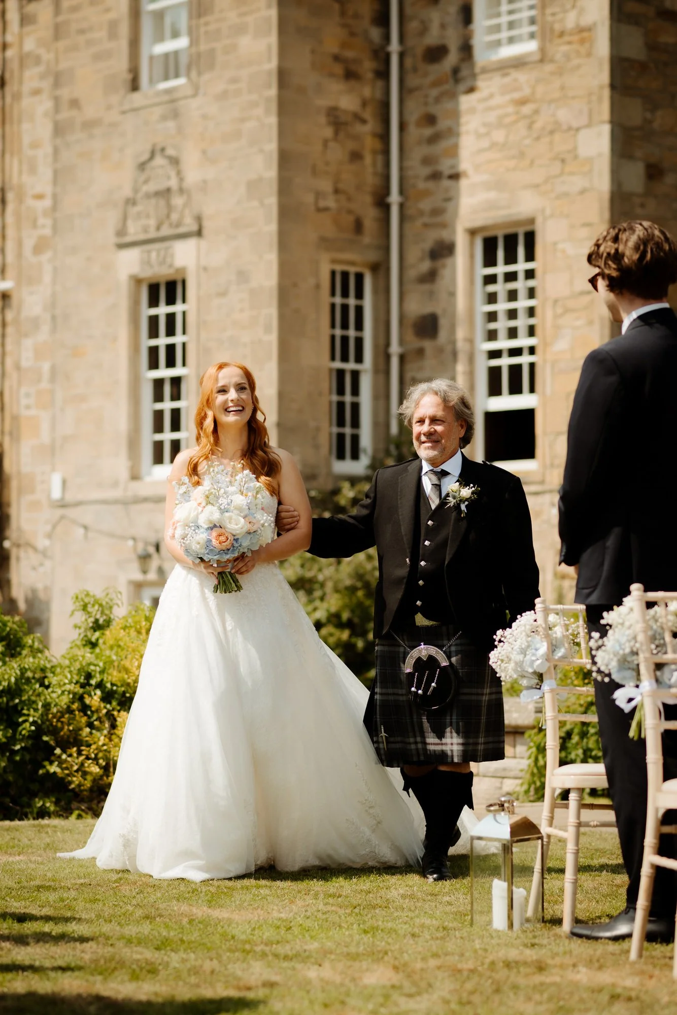 Wedding at Carberry Tower photographer