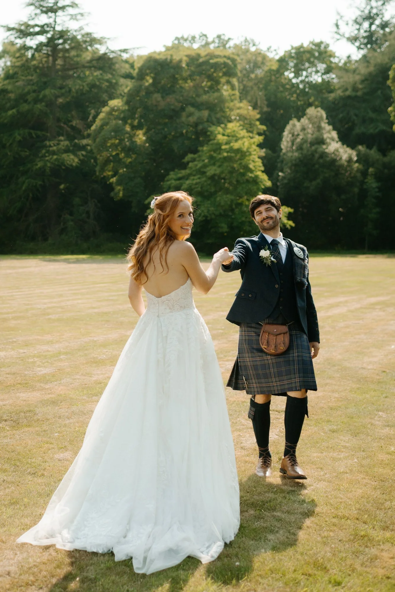 natural wedding photography Scotland