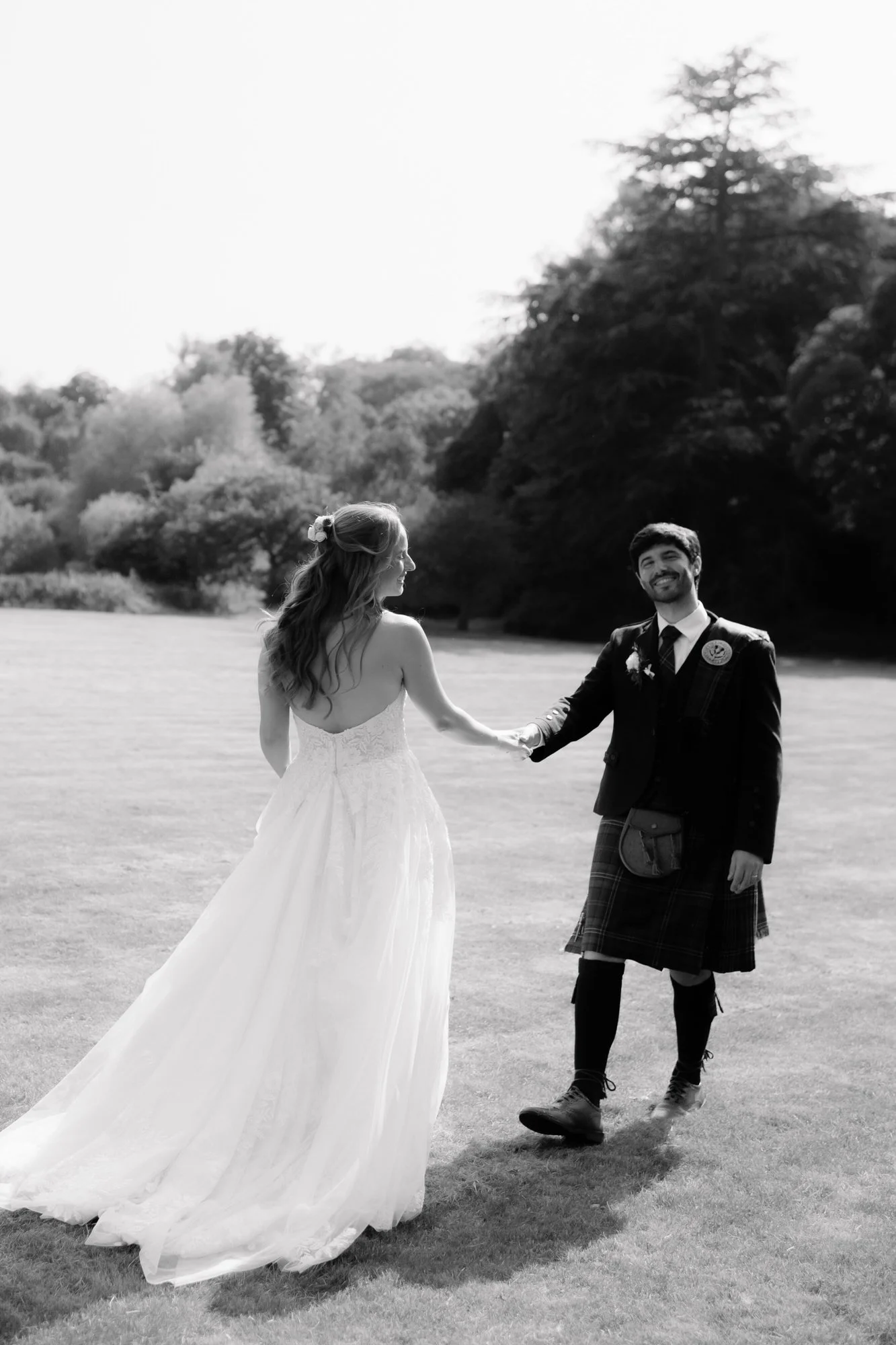 natural wedding photography Scotland