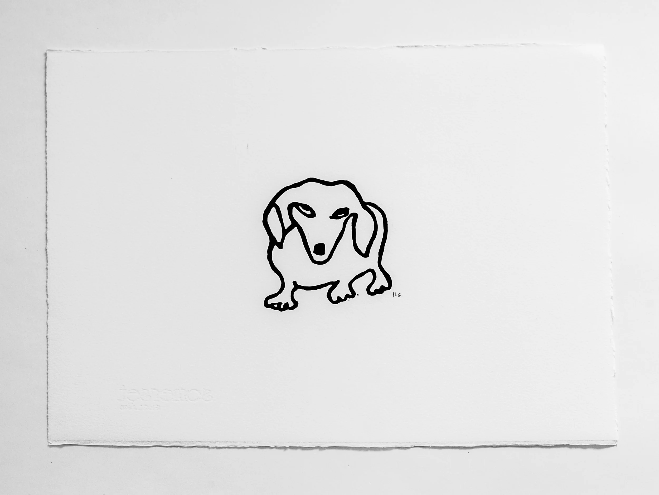 Hugo Guinness Three Legged Dachshund