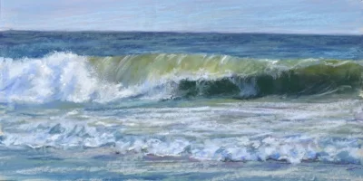 On the Rocks no. 2 Sandra Kavanaugh pastel
