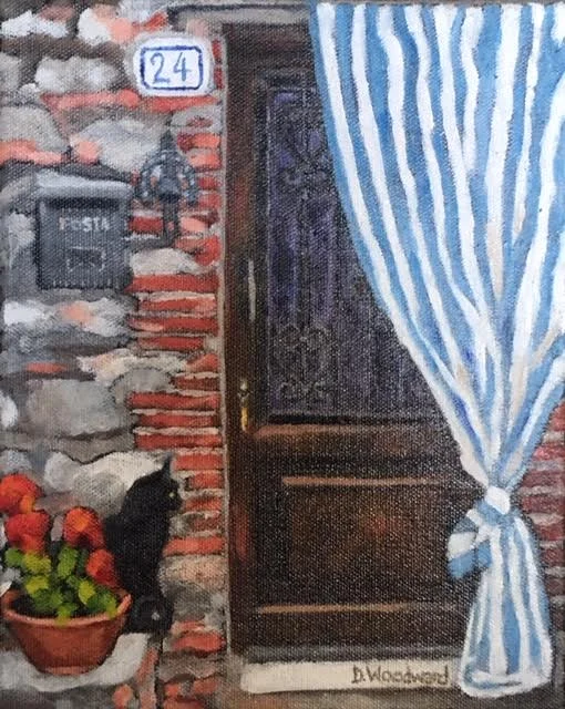 Debra Woodward’s painting “San Sano”