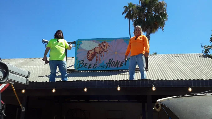Bees and Honey at the Bee Booth!