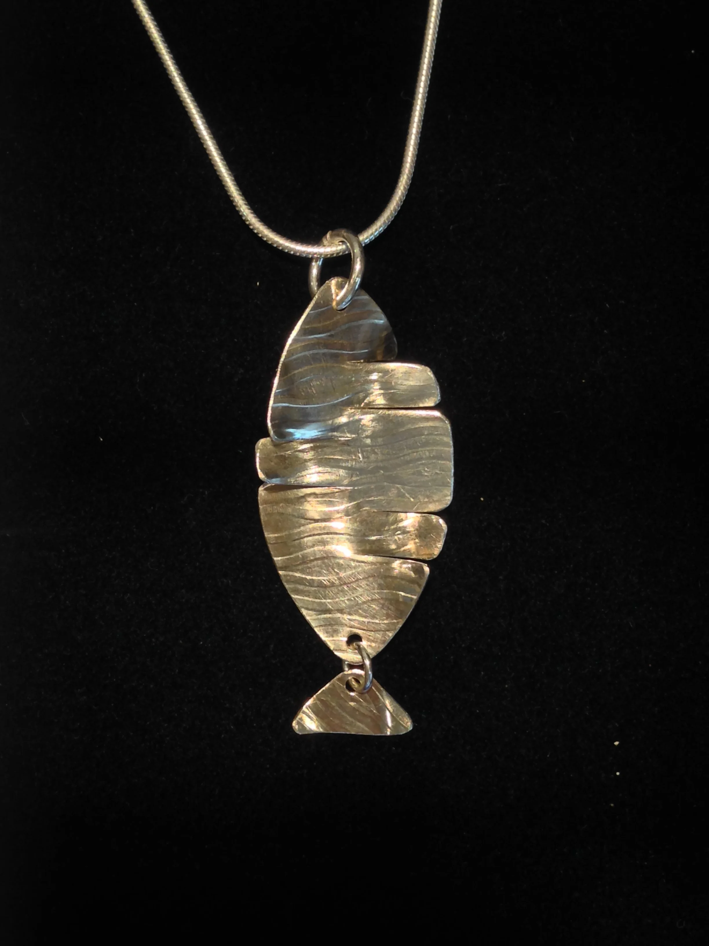 Sterling Silver Fish Necklace