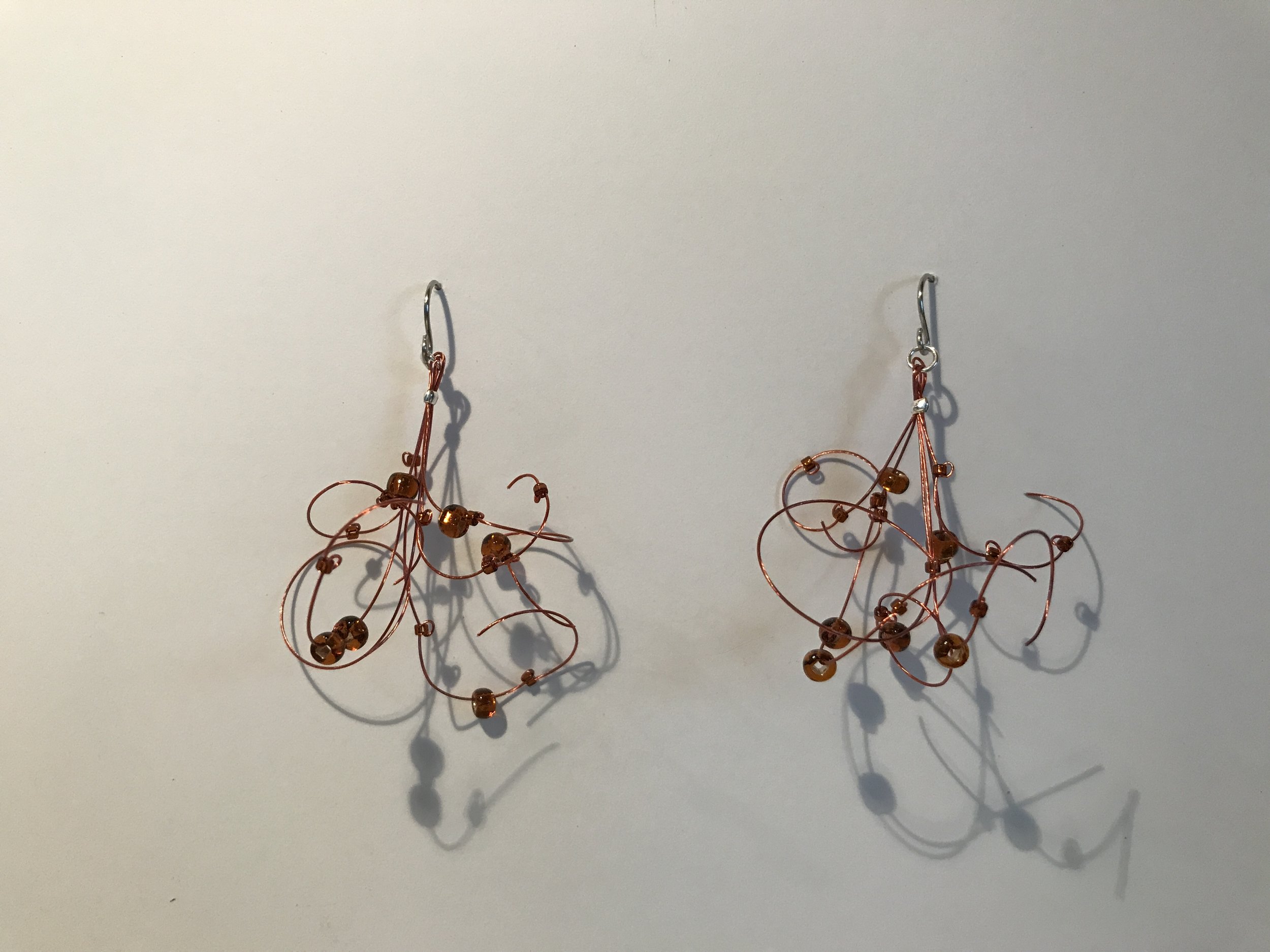 Copper Lace Earrings (Copy)