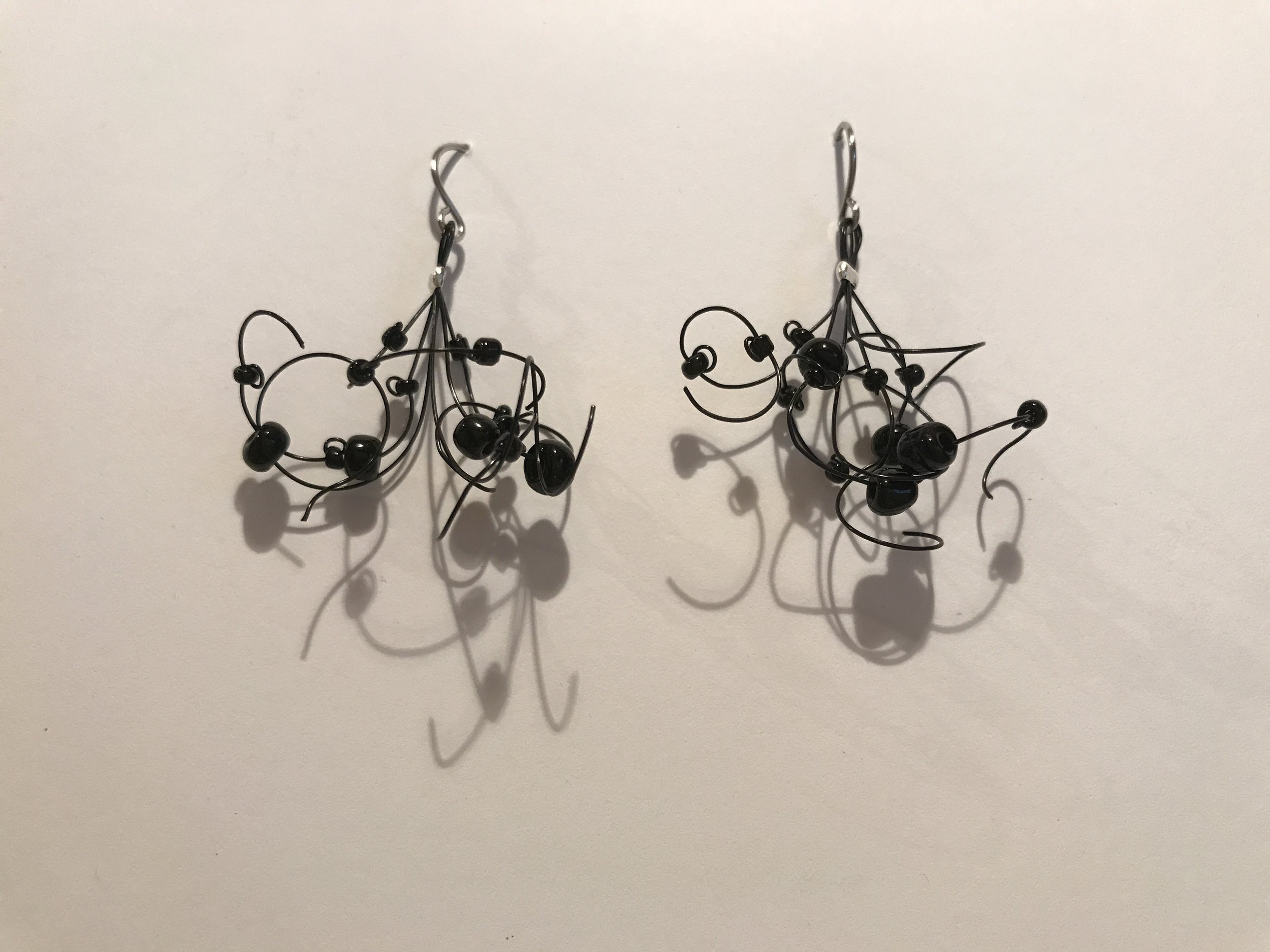Black Lace Earrings (Copy)